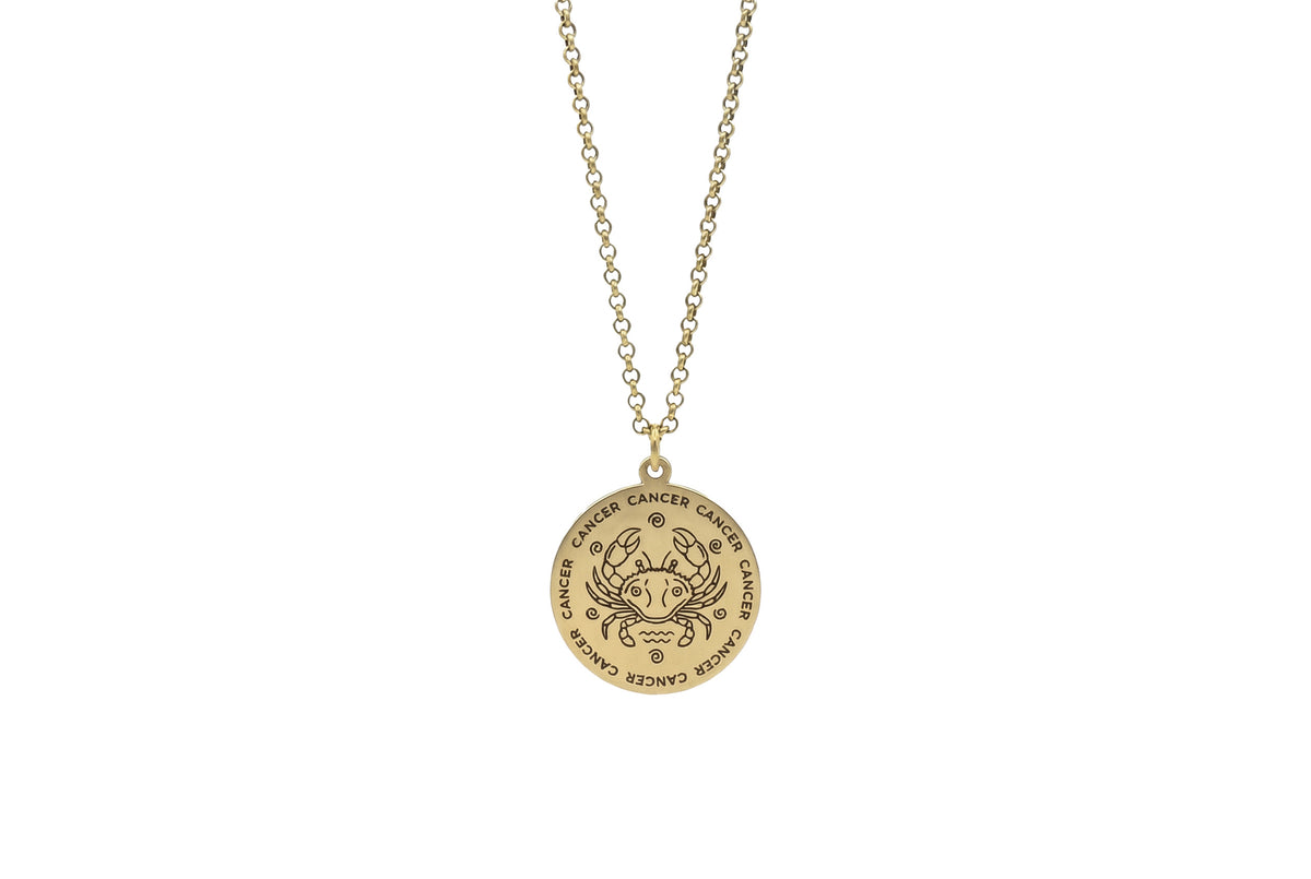 Cancer Zodiac Necklace
