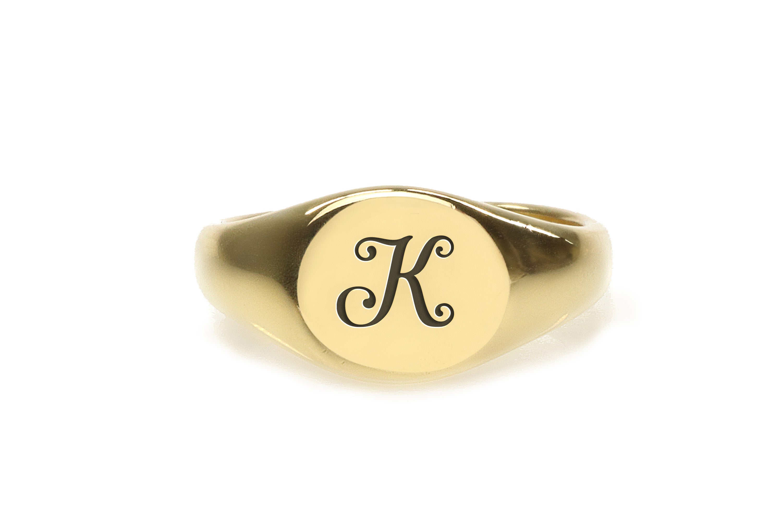 Vintage Letter Signet Ring