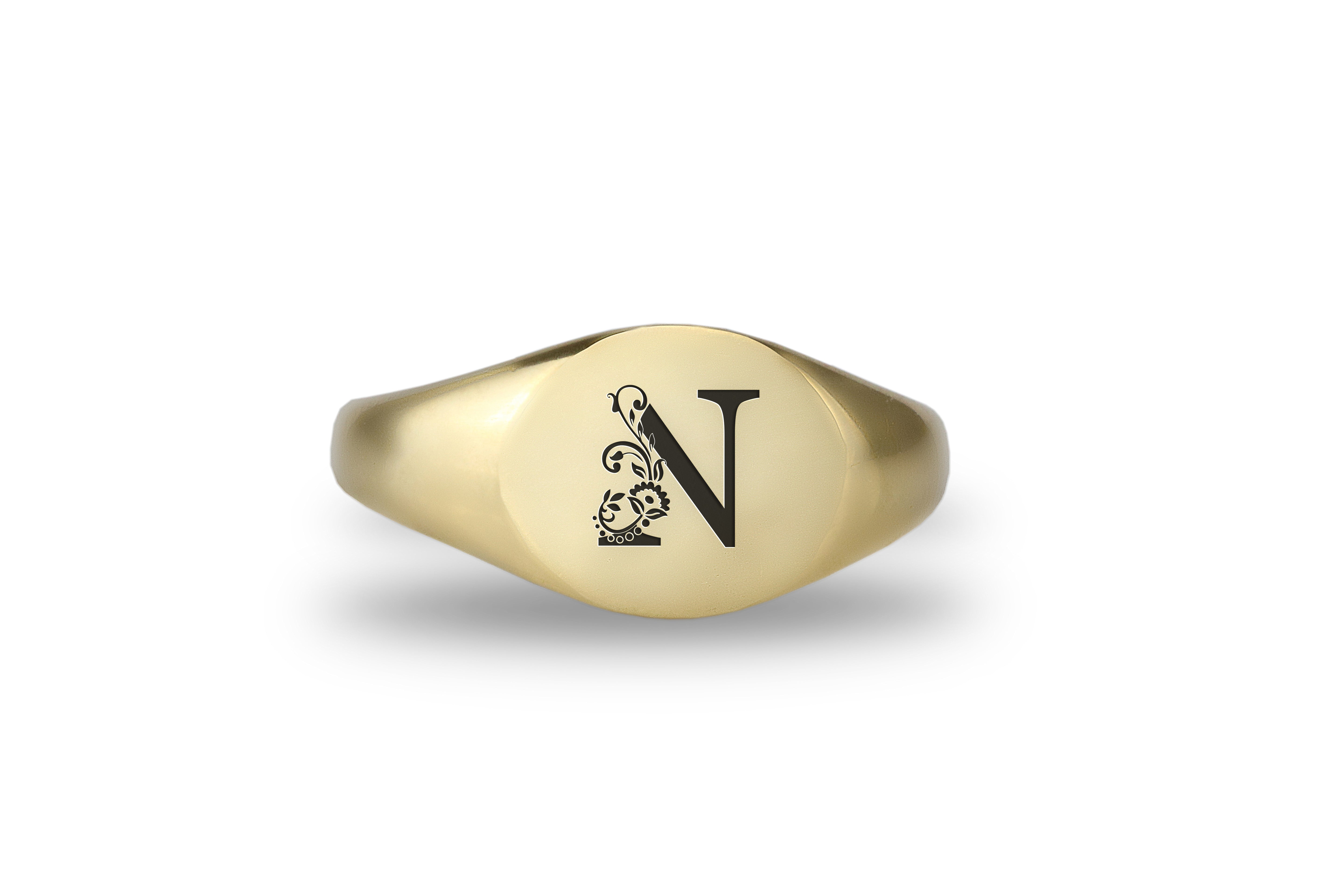 Custom Initial's Signet Ring