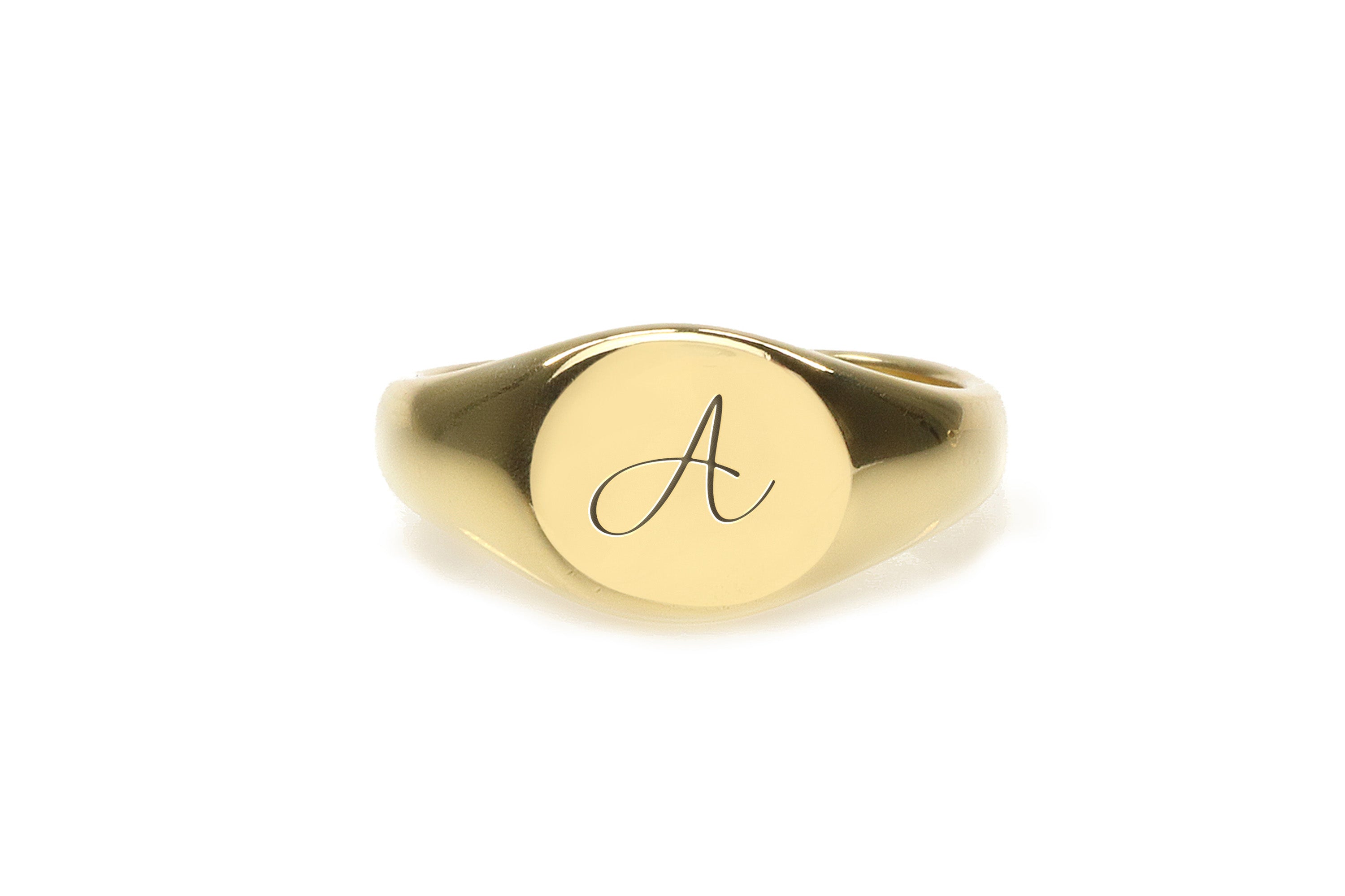 Custom Handwritten Letter Ring