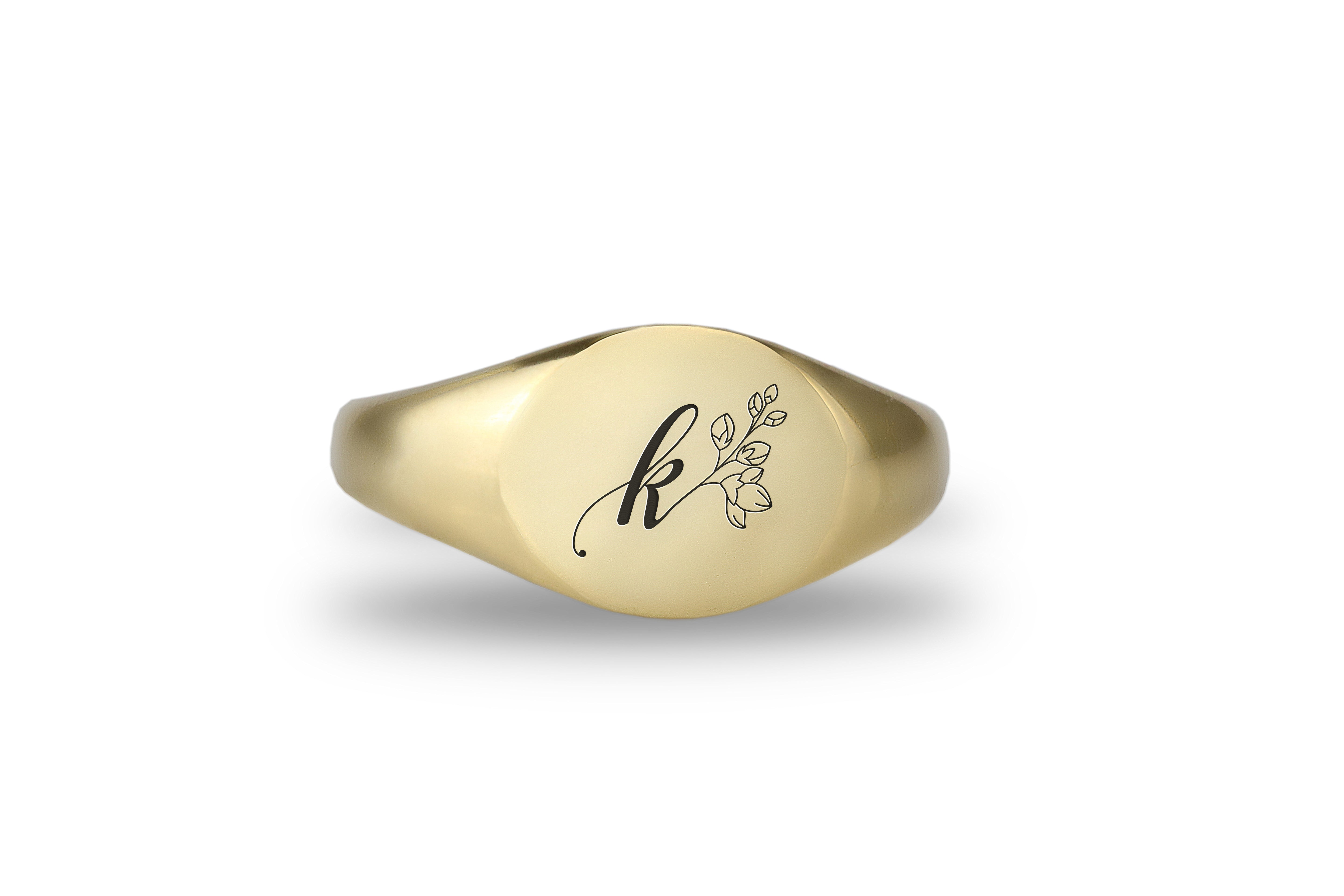 Personalized Name Signet Ring