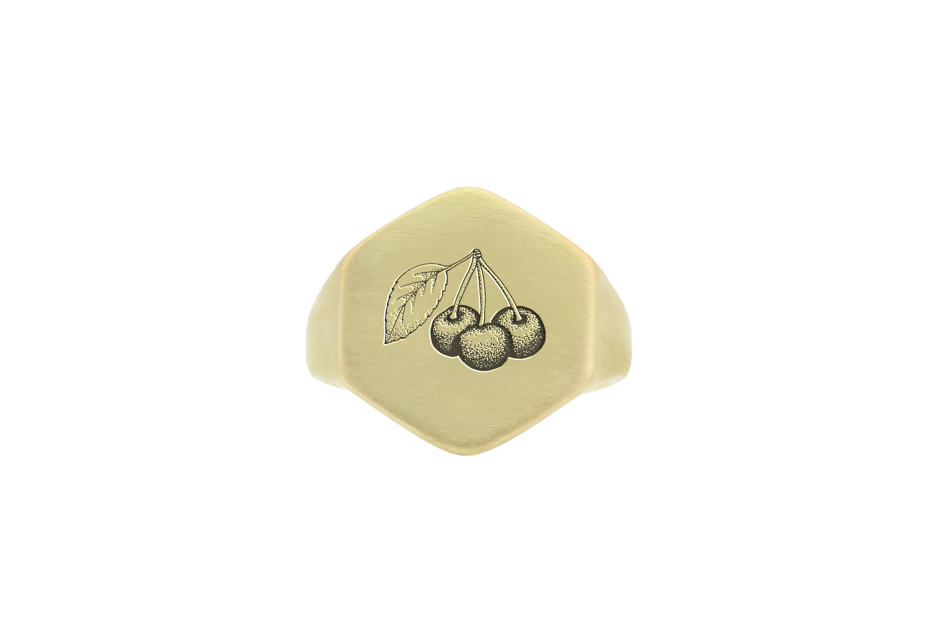 14k Gold Cherry Ring