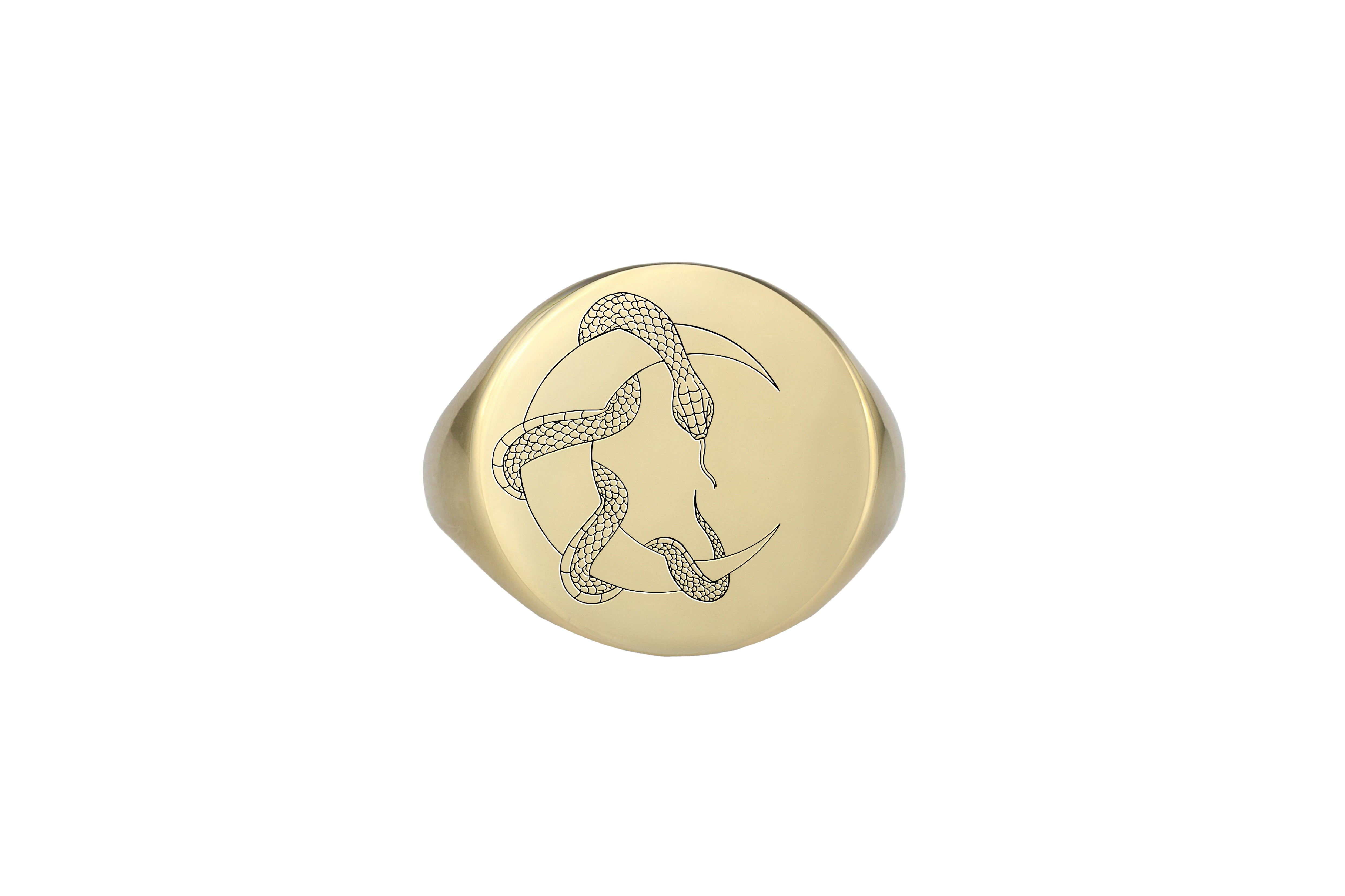 Mystical Golden Snake Ring