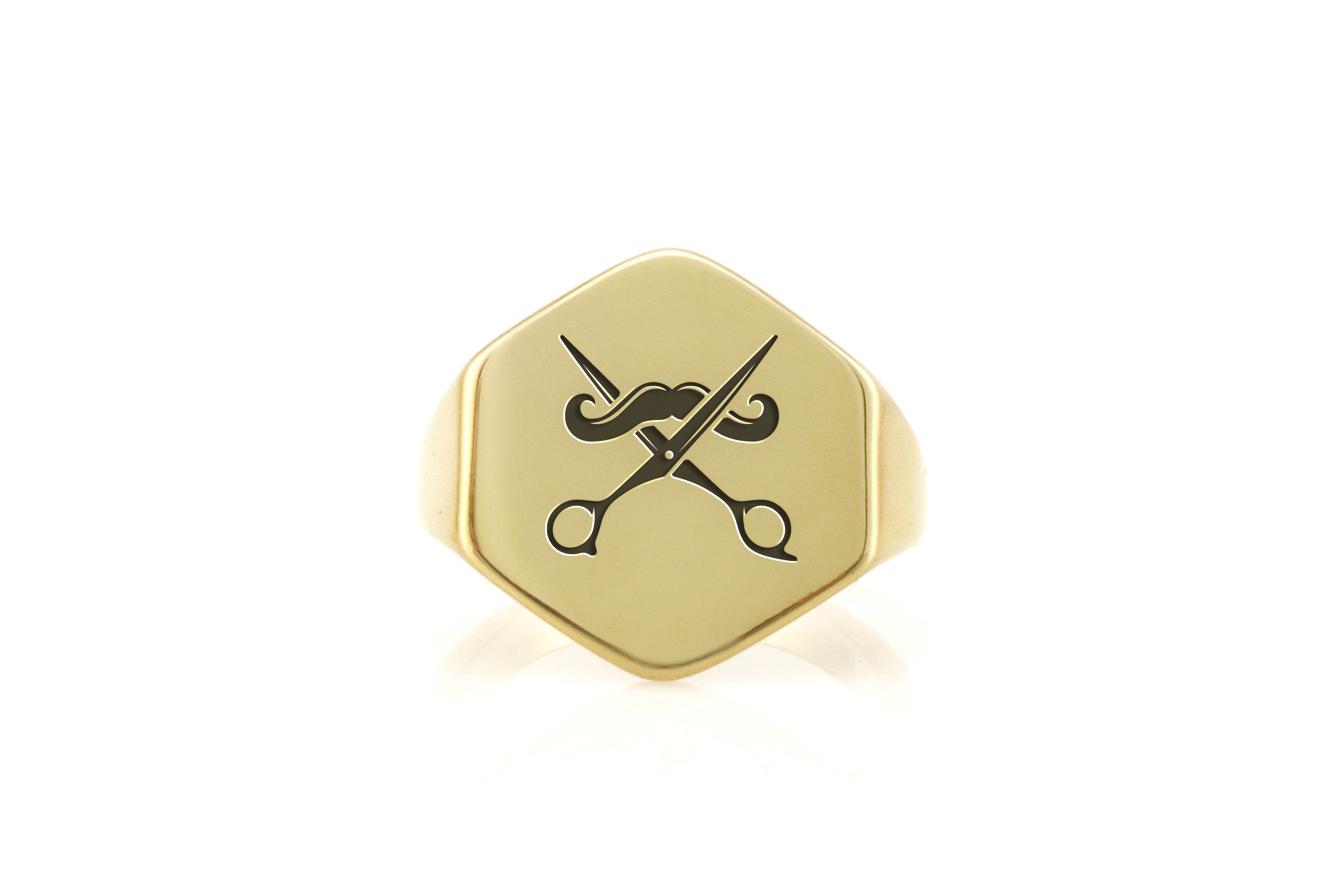 Barber Gold Signet Ring