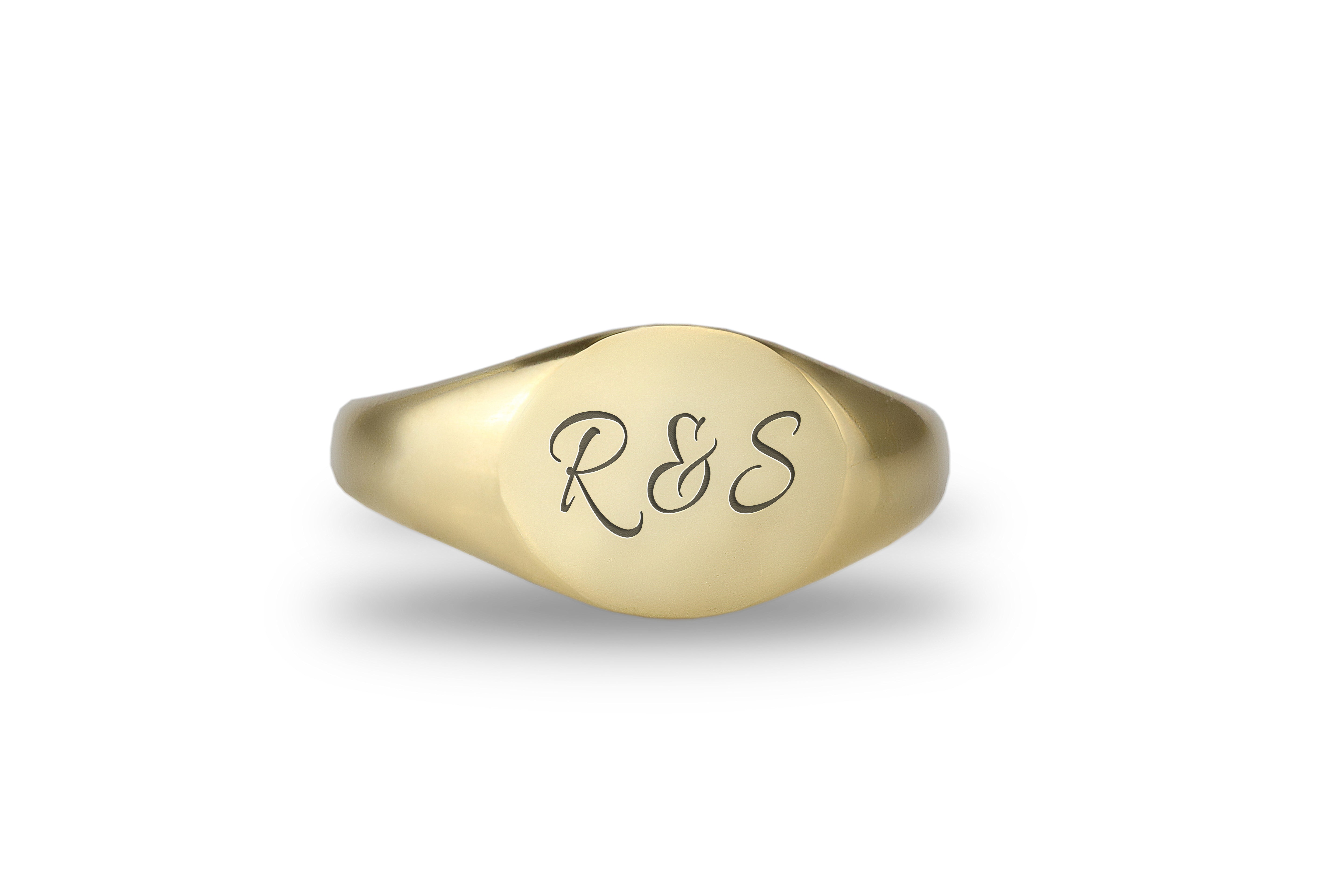Personalized Handwritten Engraved Ring