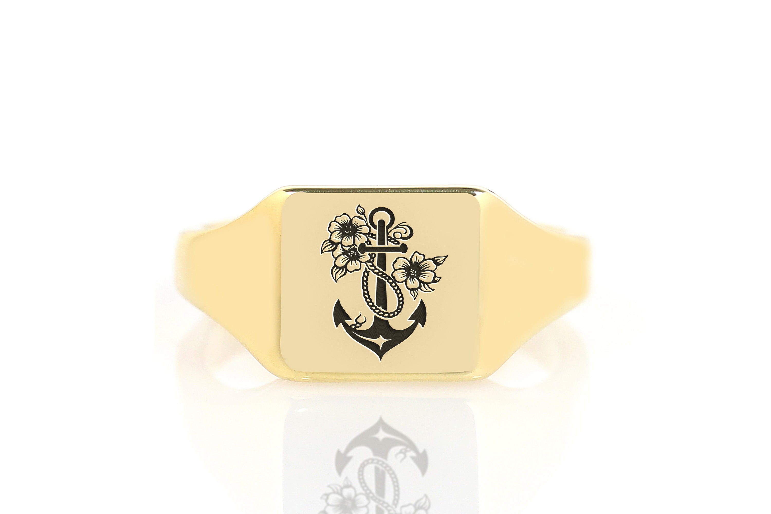 Floral Anchor Ring