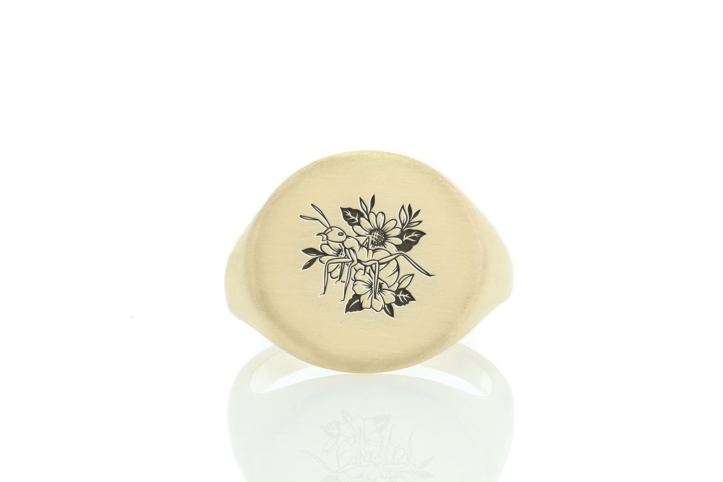 14k Gold Custom Insect Ring