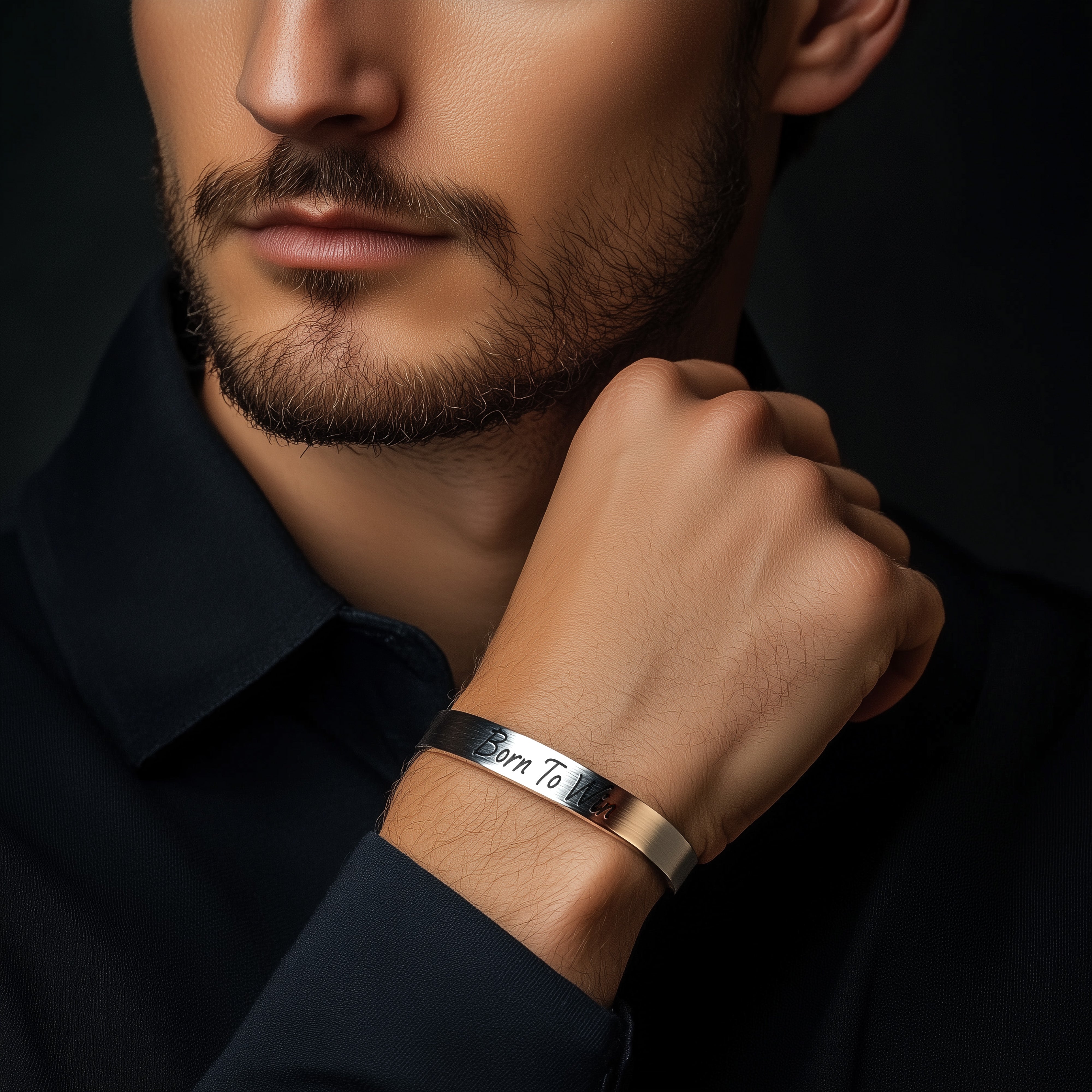 Men's Open Cuff Bracelet