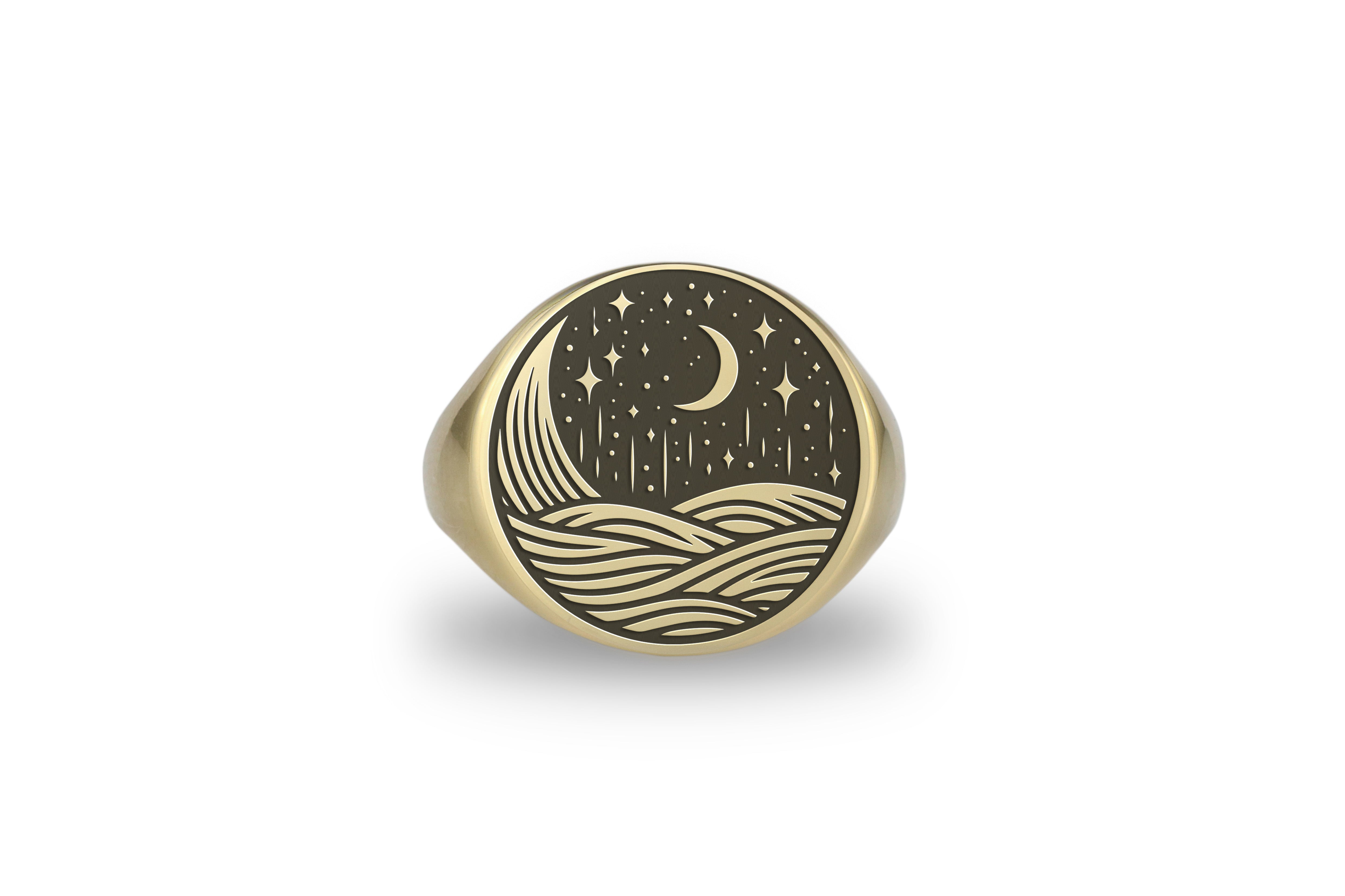 Cosmic Night Sky Ring