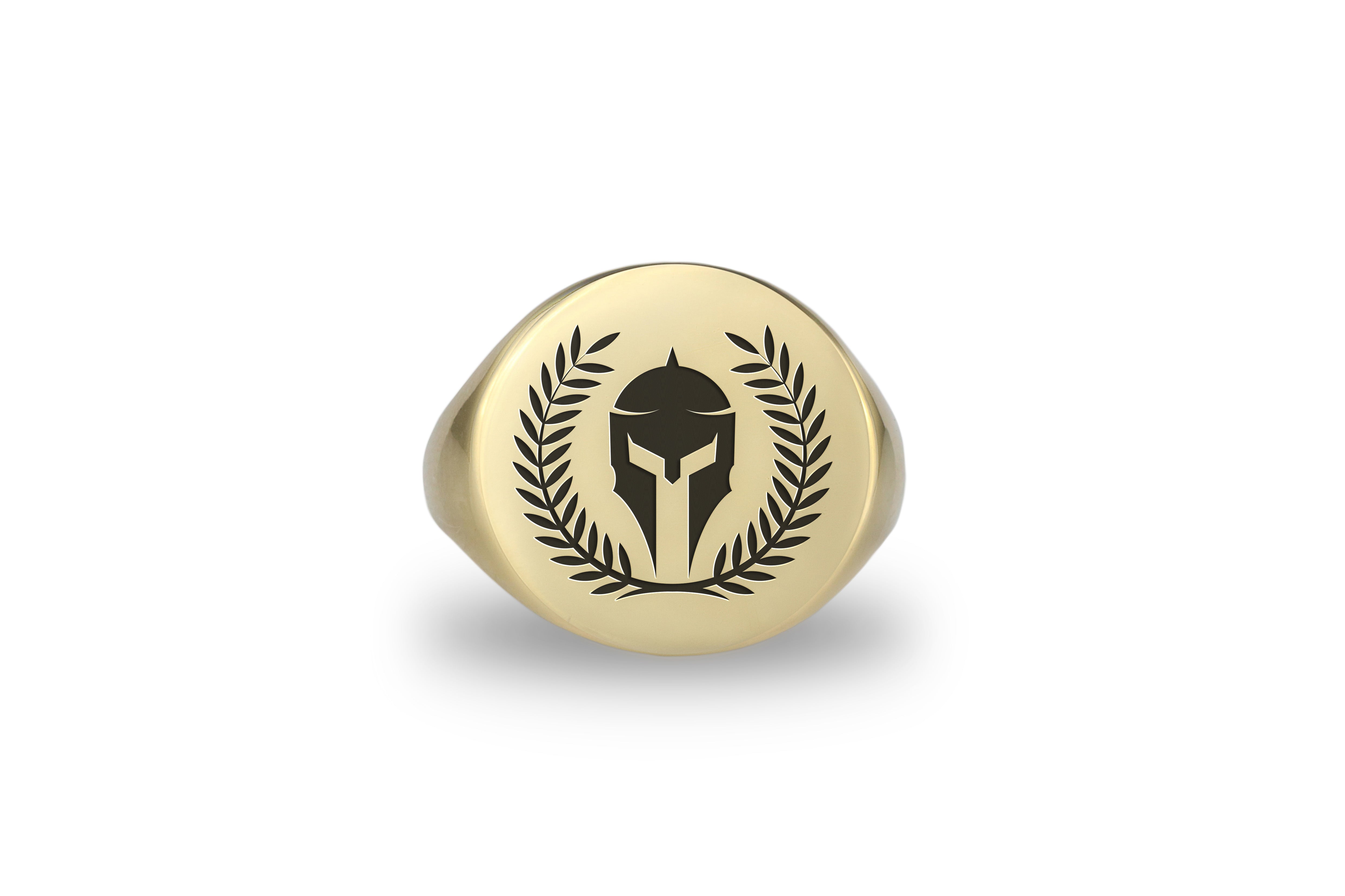 Spartan Gold Signet Ring