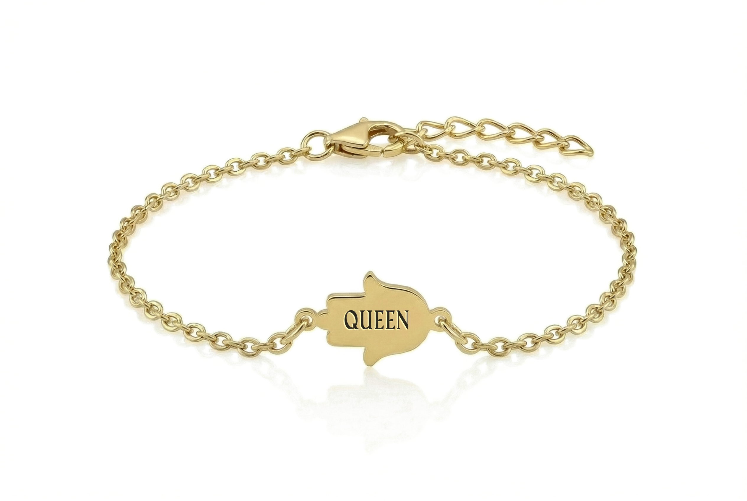 Custom Hamsa Hand Bracelet