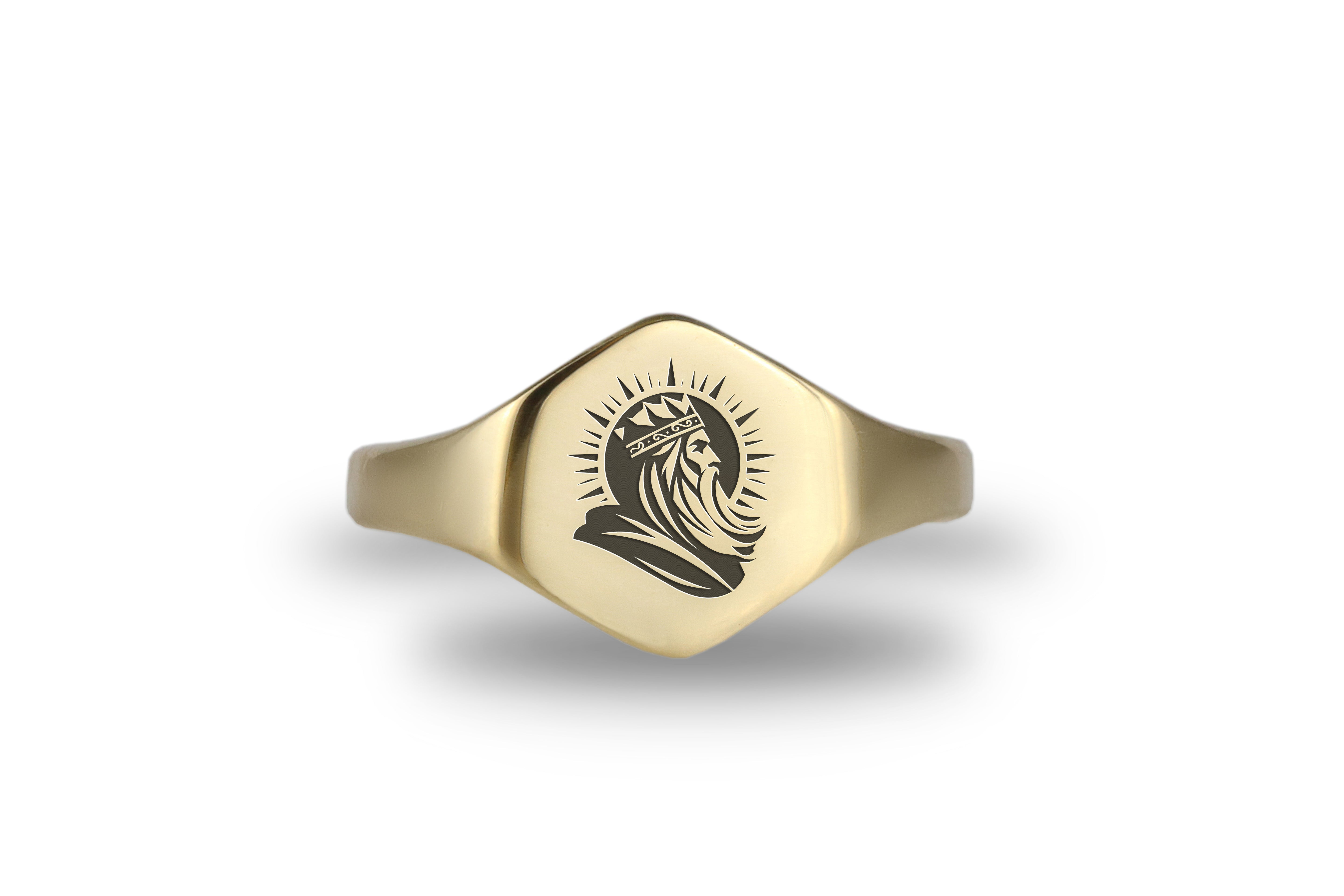 14k Gold Emperor Ring
