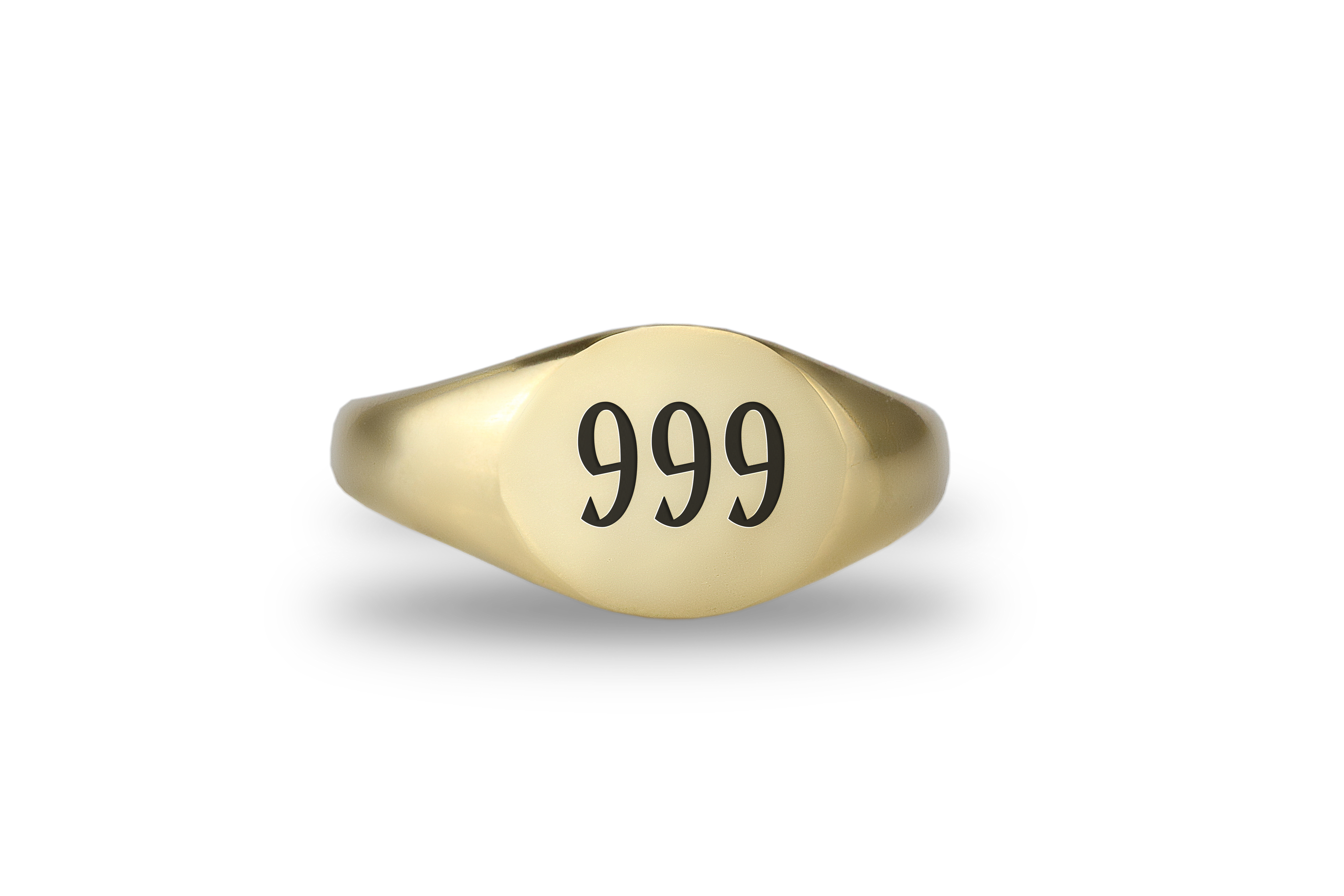 14k Gold Numeral Ring
