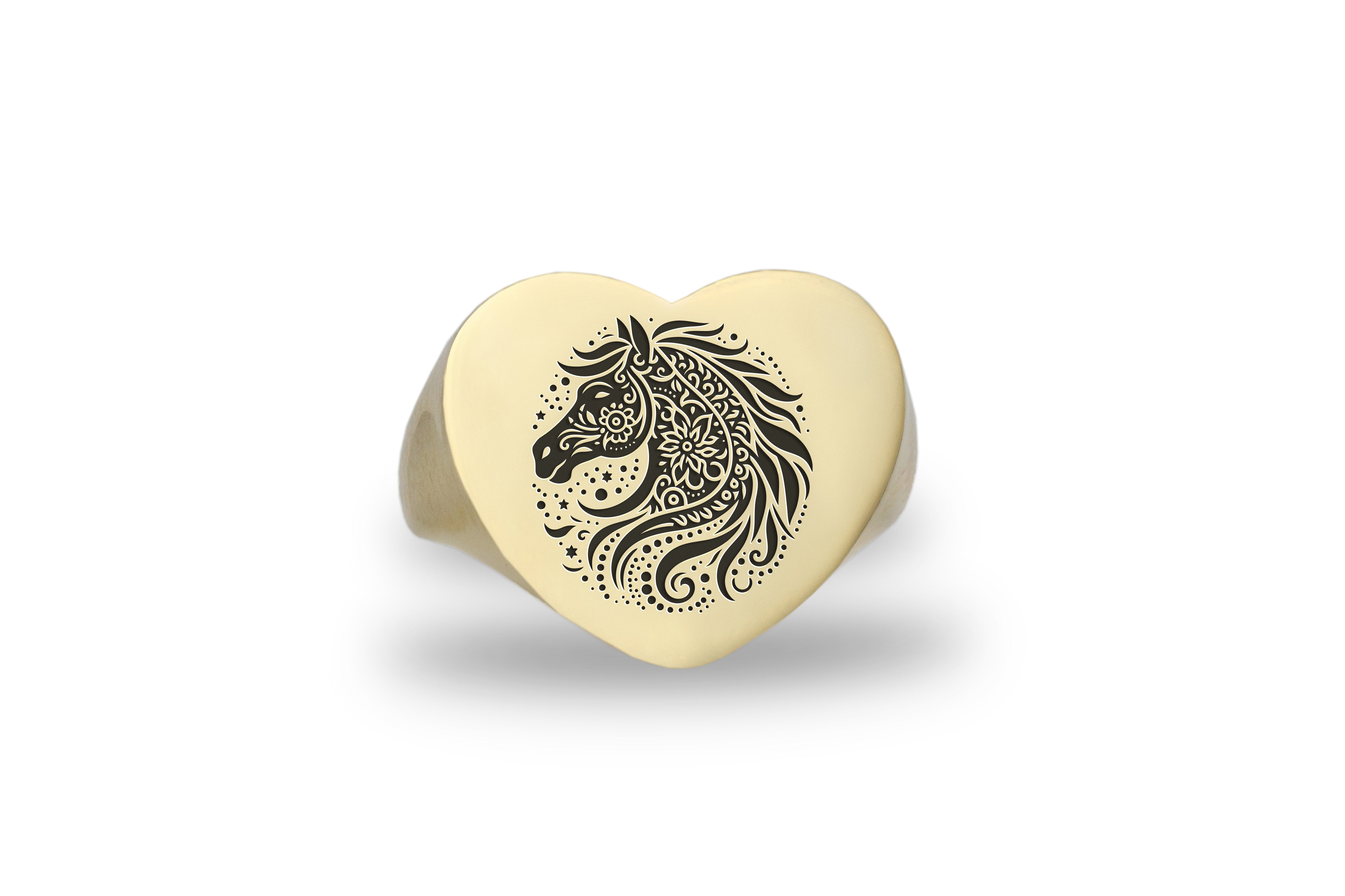 Equestrian Bold Statement Ring
