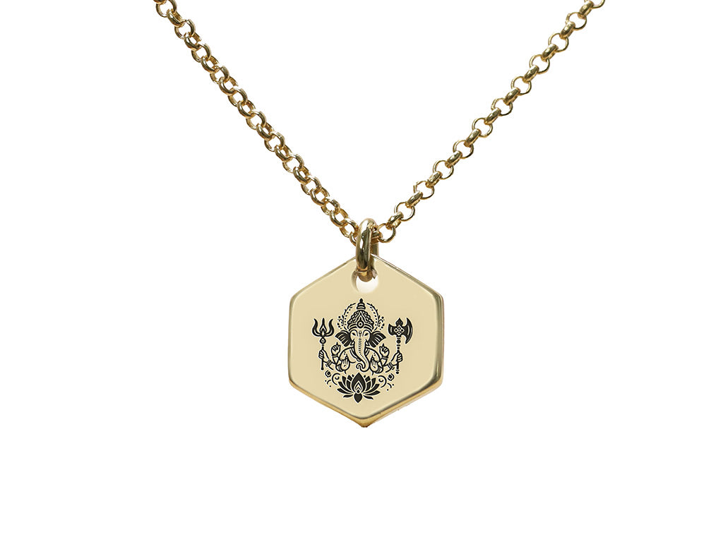 Ganesh Hindu God Necklace