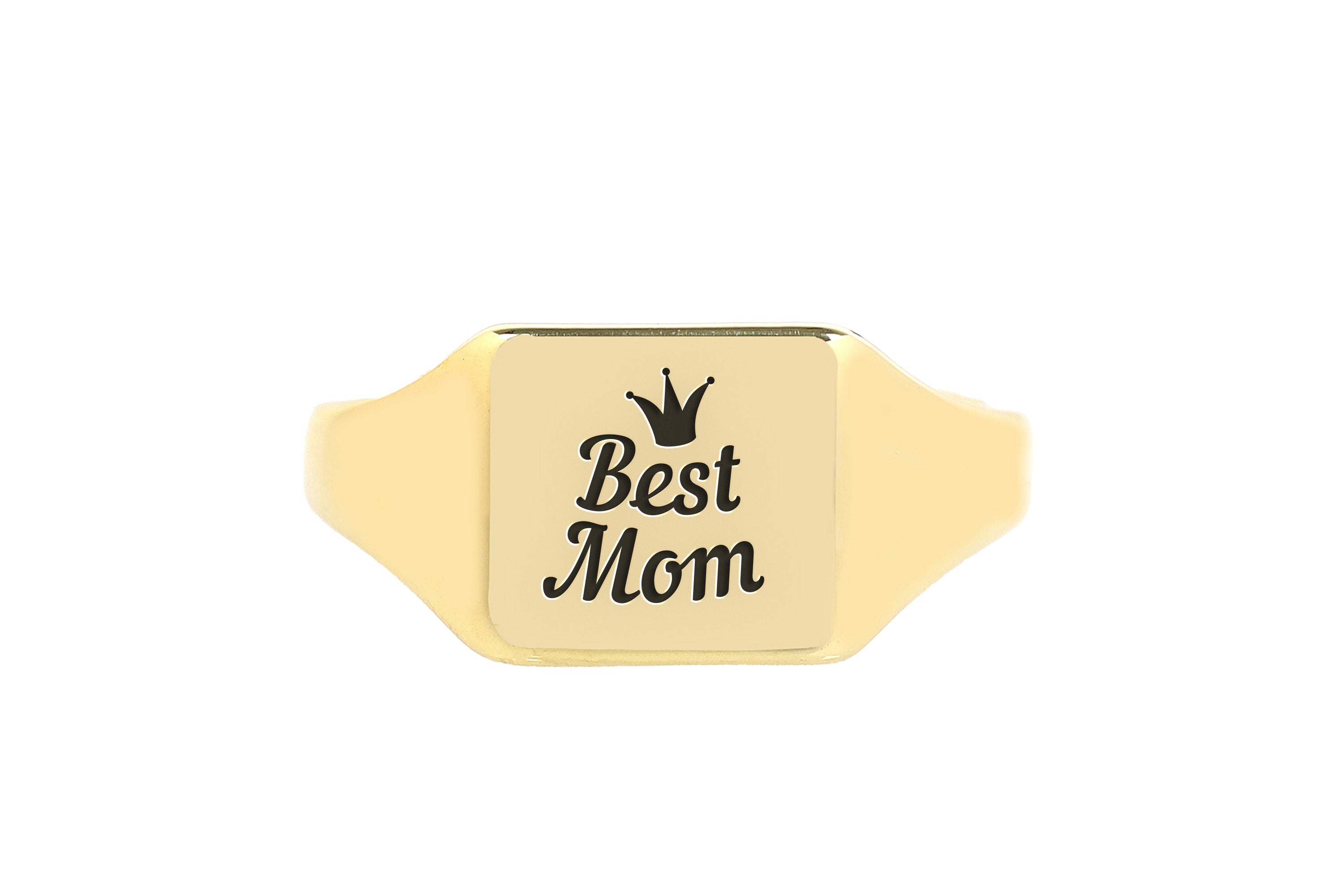 Best Mom Engraved Ring