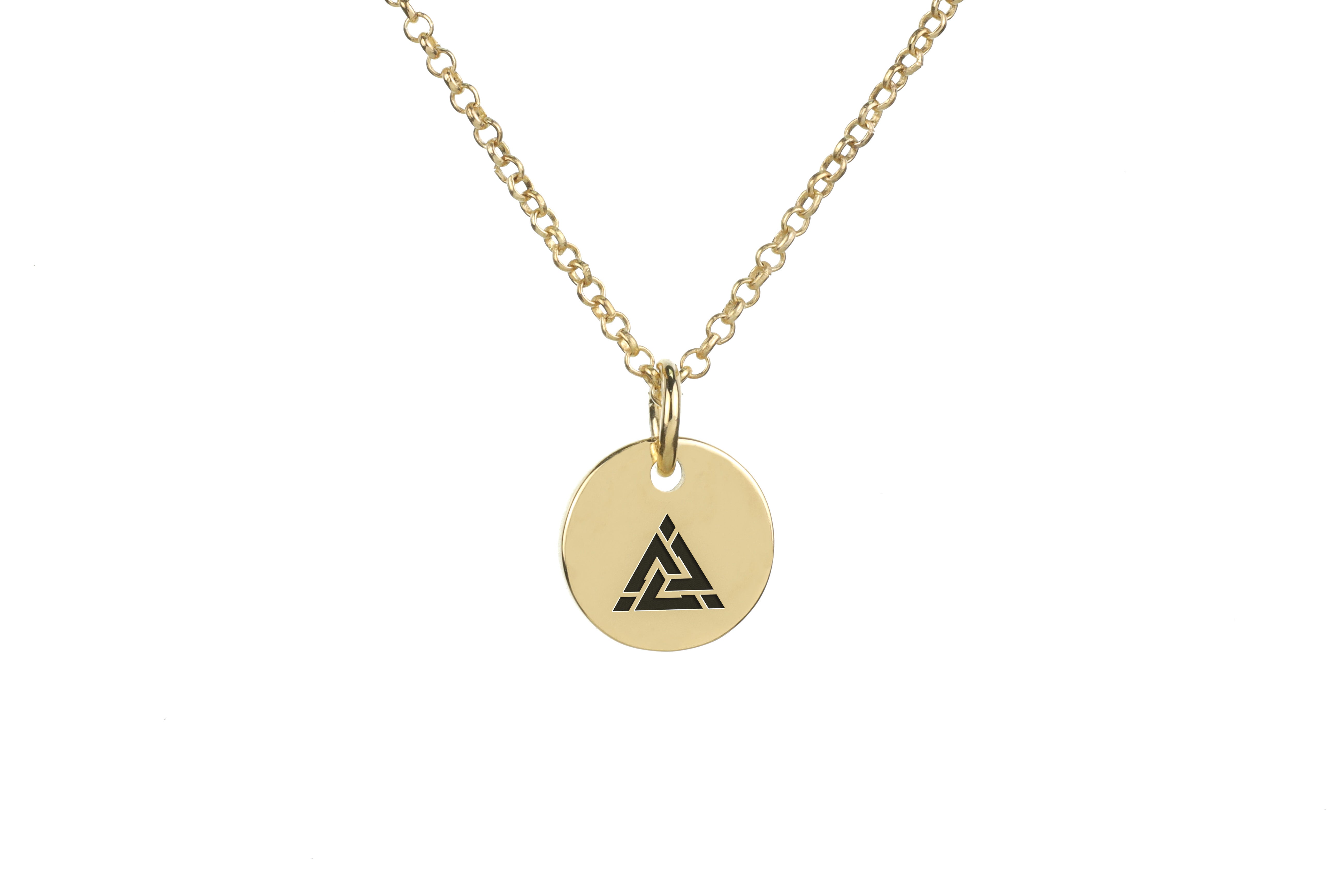 Valknut Signet Pendant Necklace