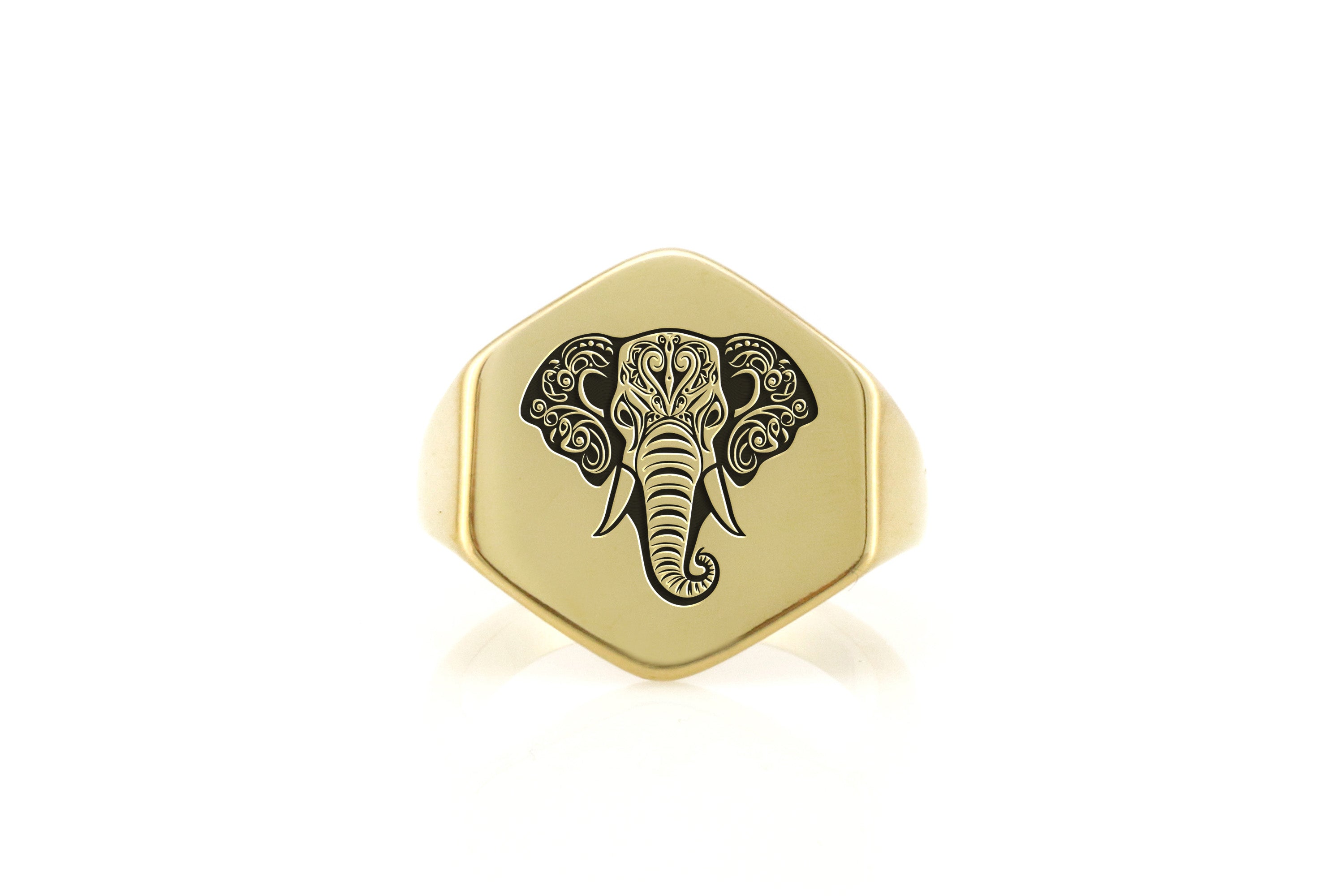 Elephant Mandala Ring