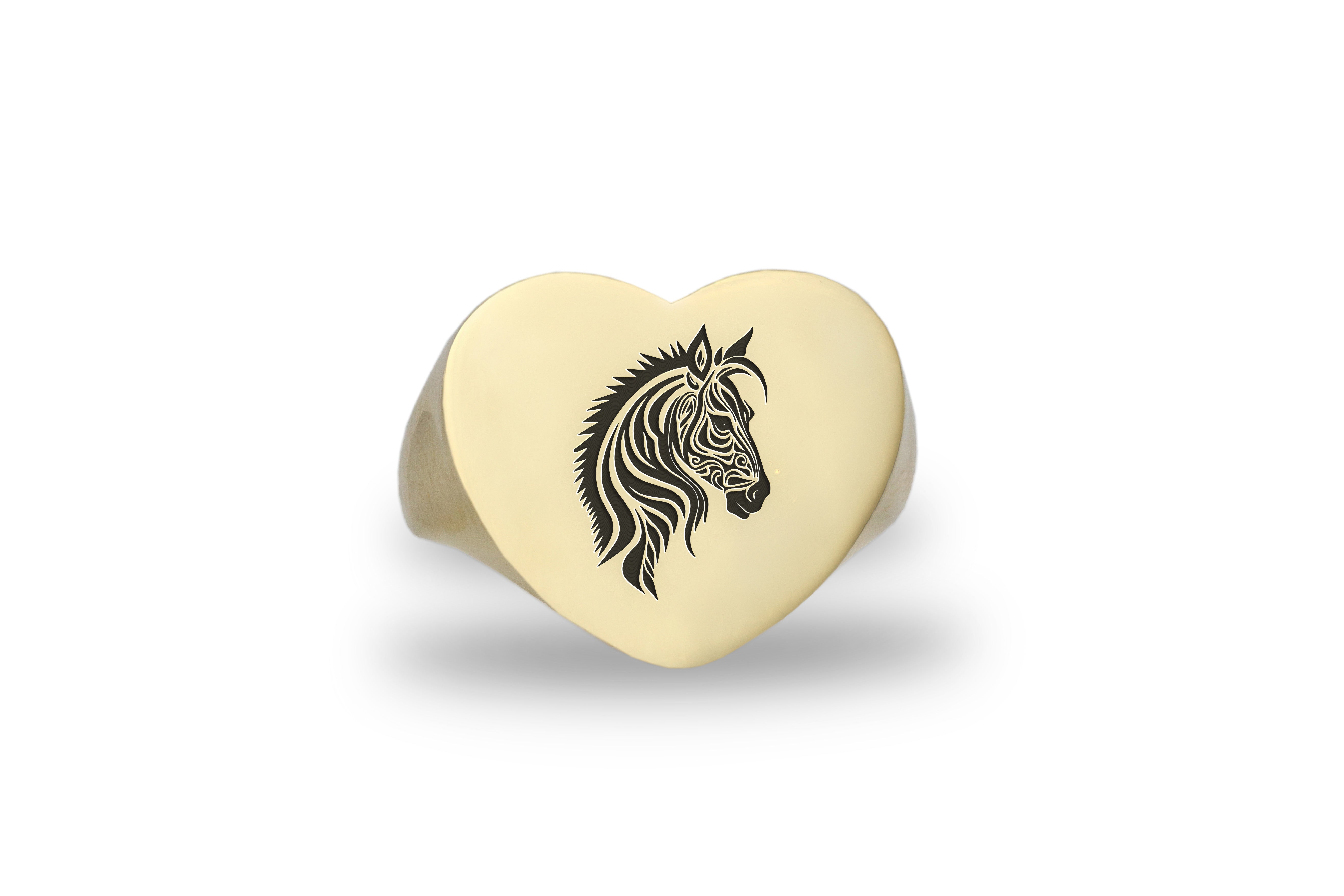 Custom Tribal Horse Ring