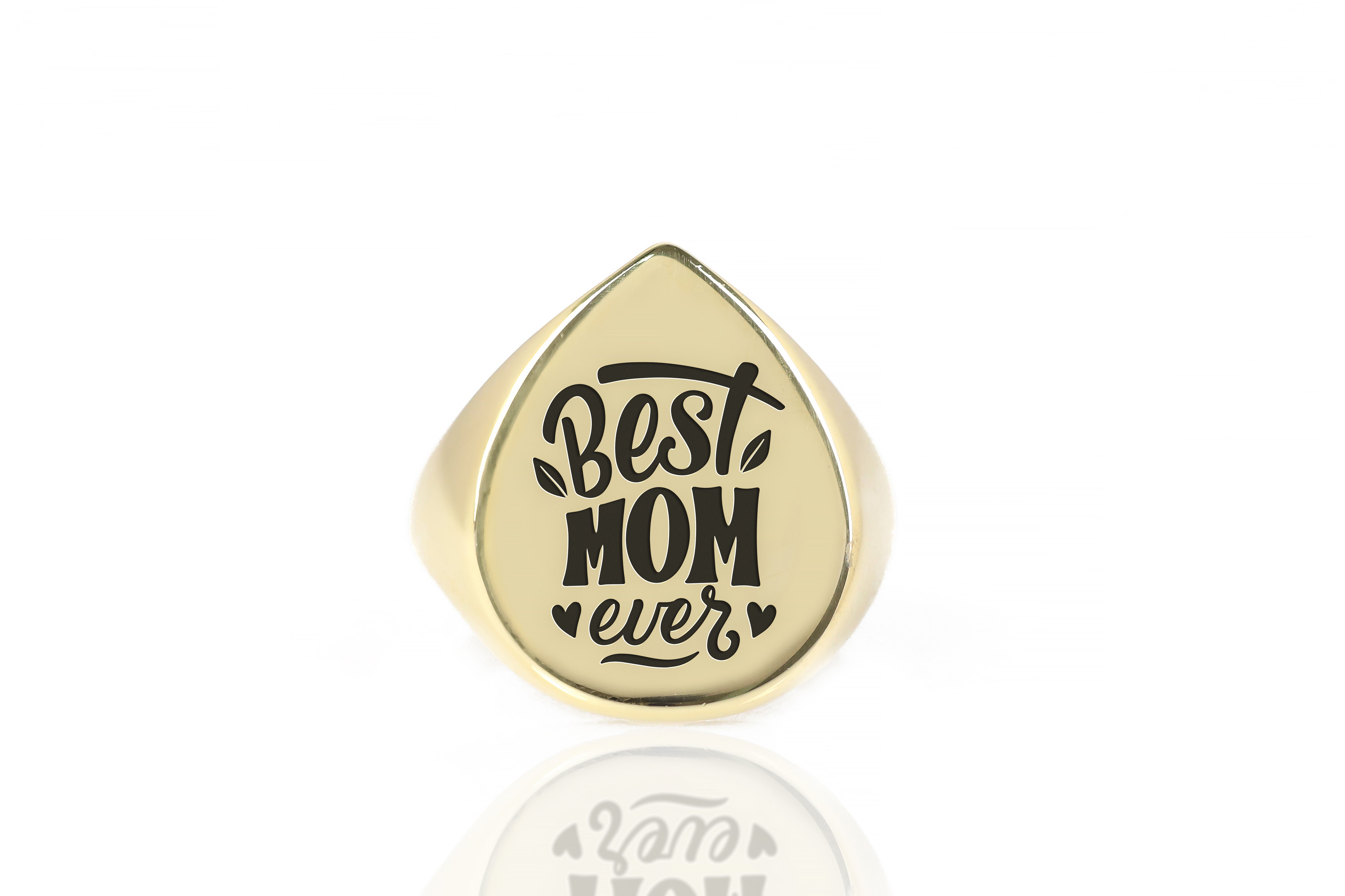 Best Mom Engraved Ring