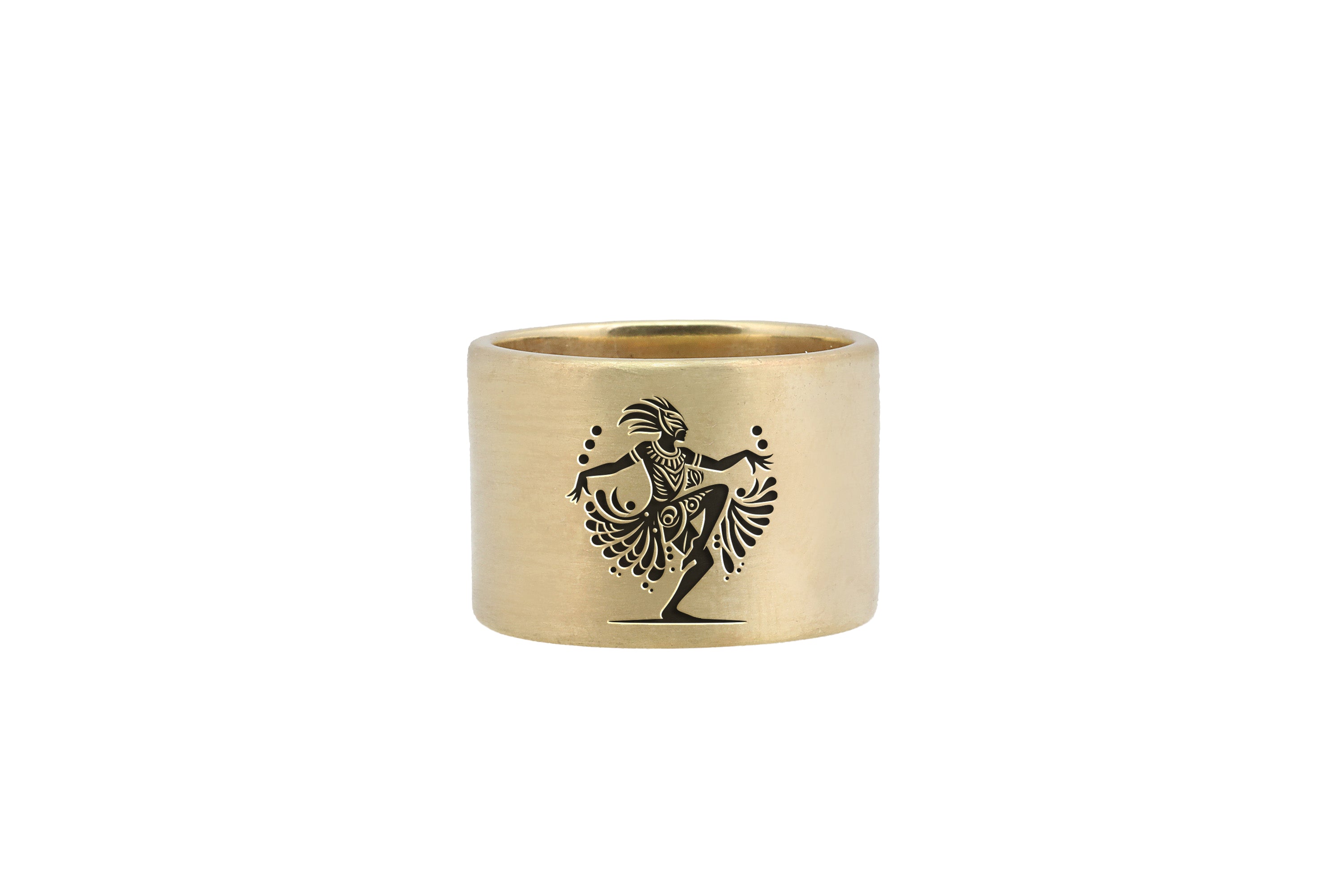 African Tribal Wide Ring