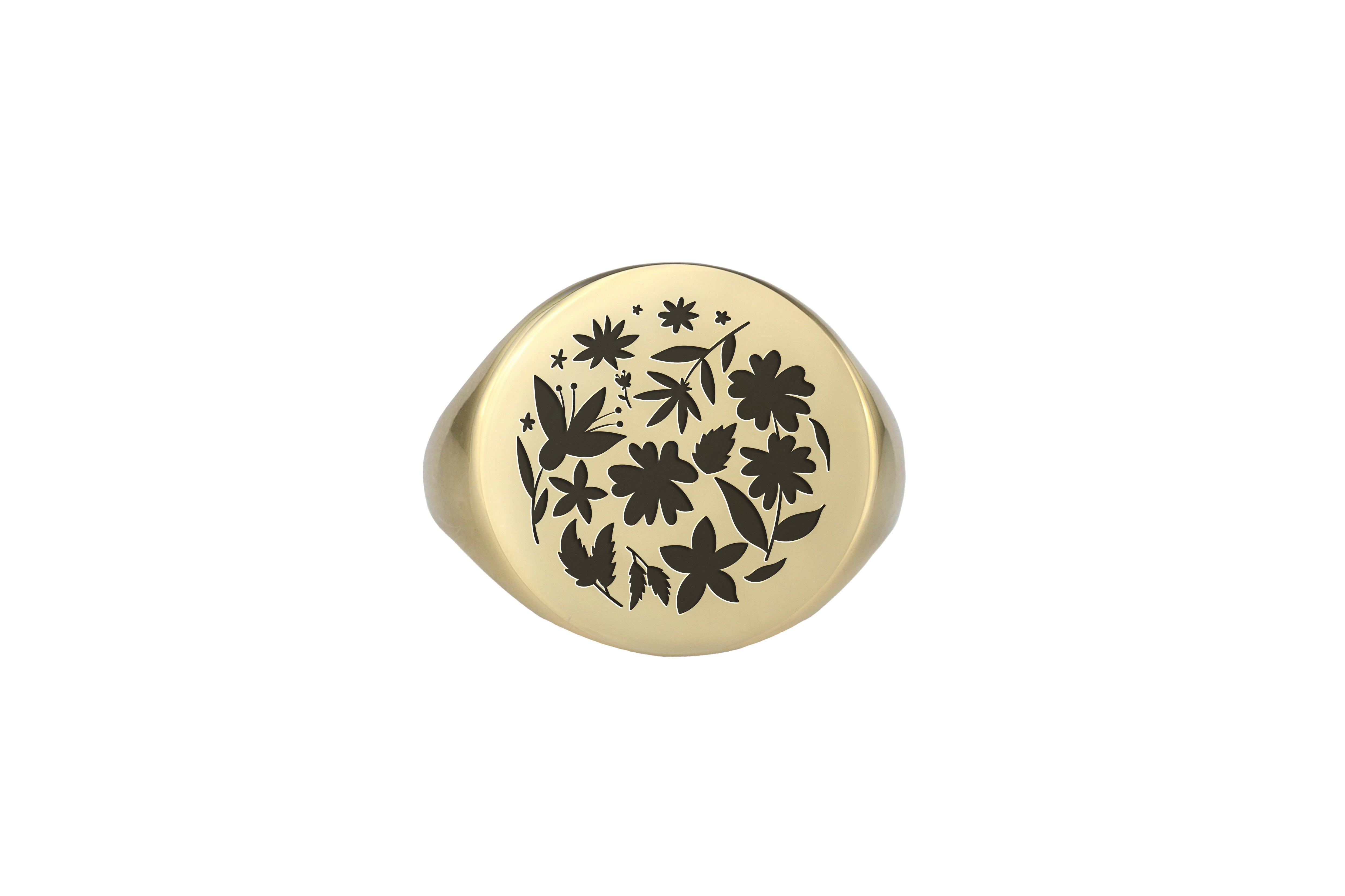 Floral Bold Statement Ring