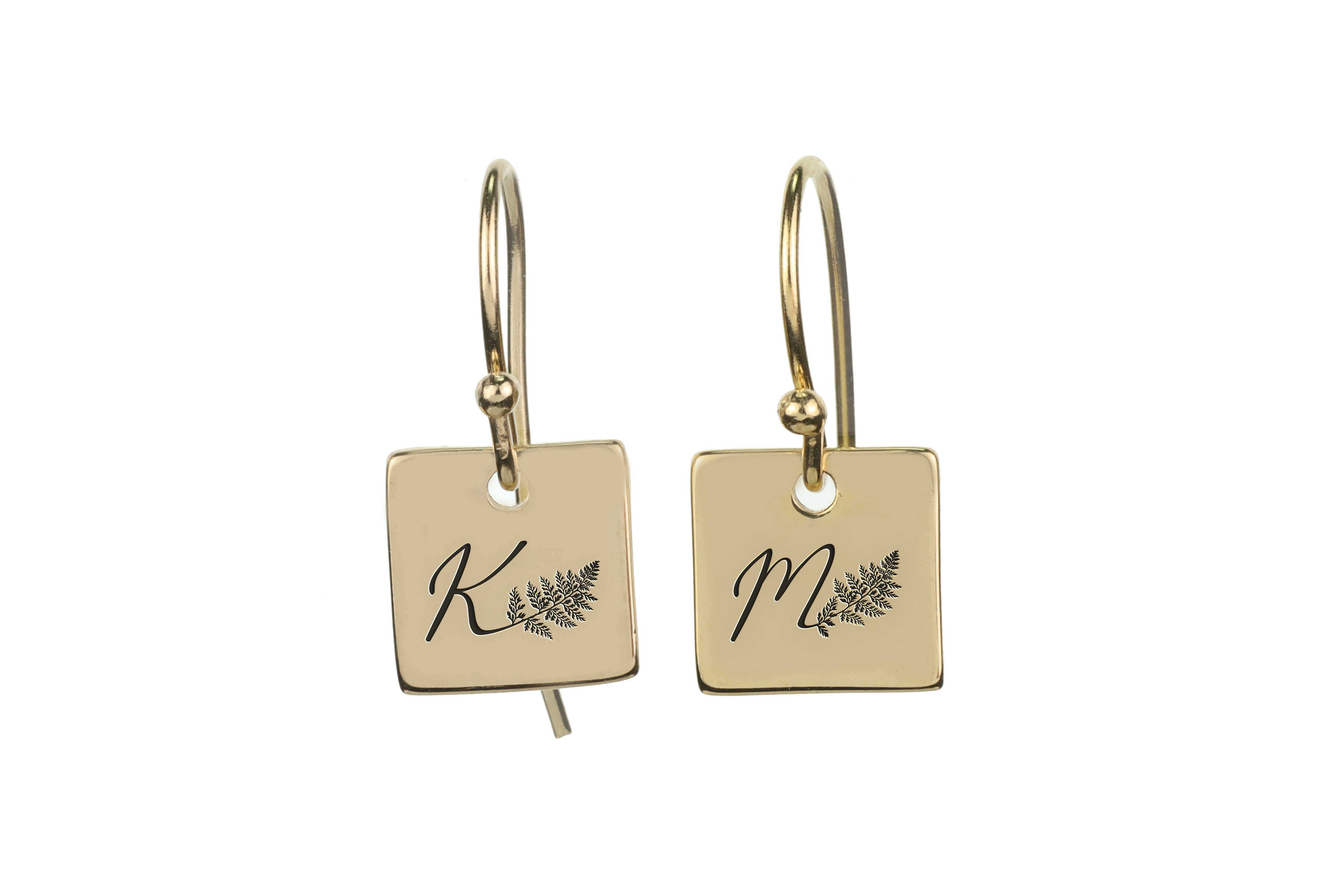 Personalized Initial's Earrings