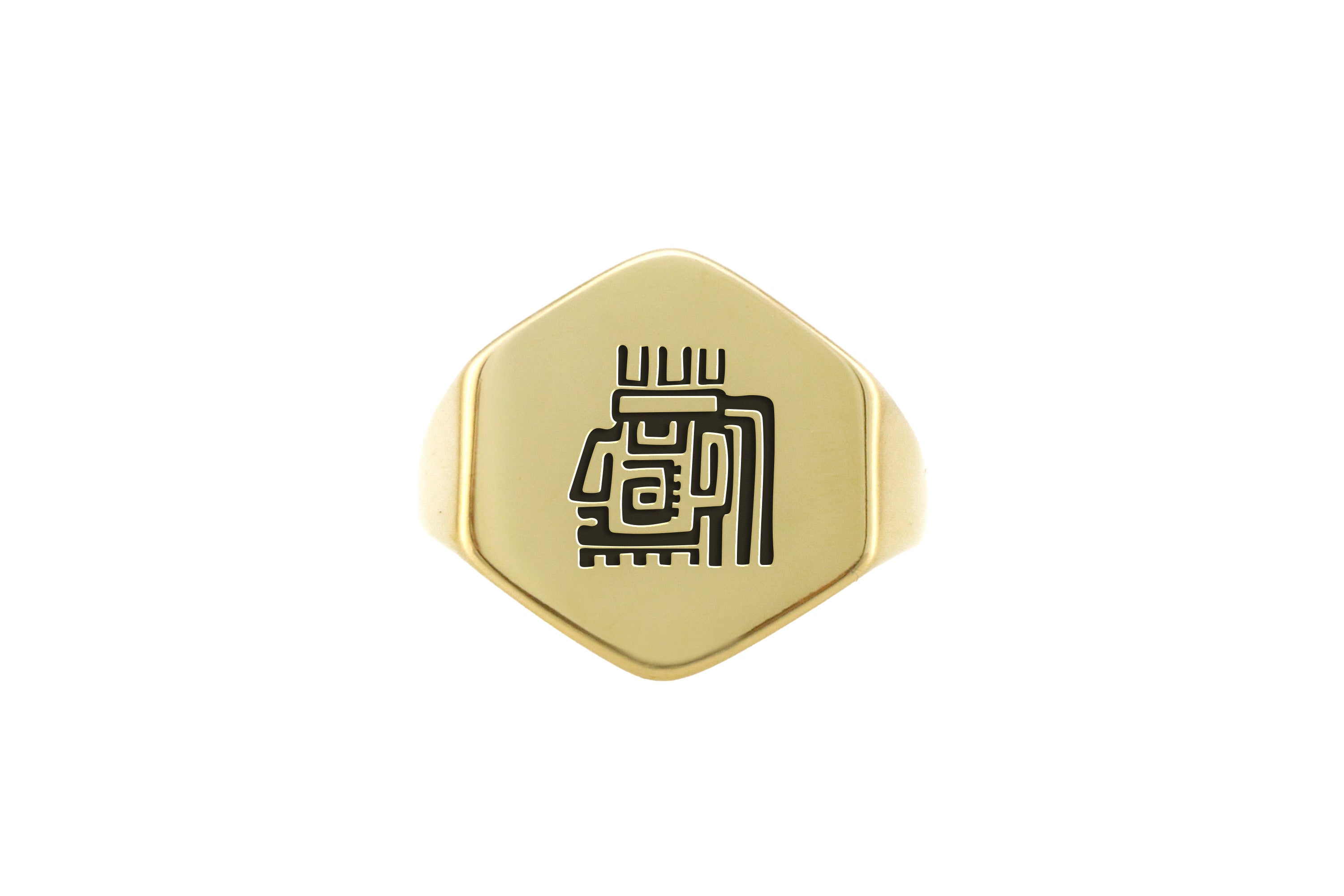 Custom Aztec Symbol Ring