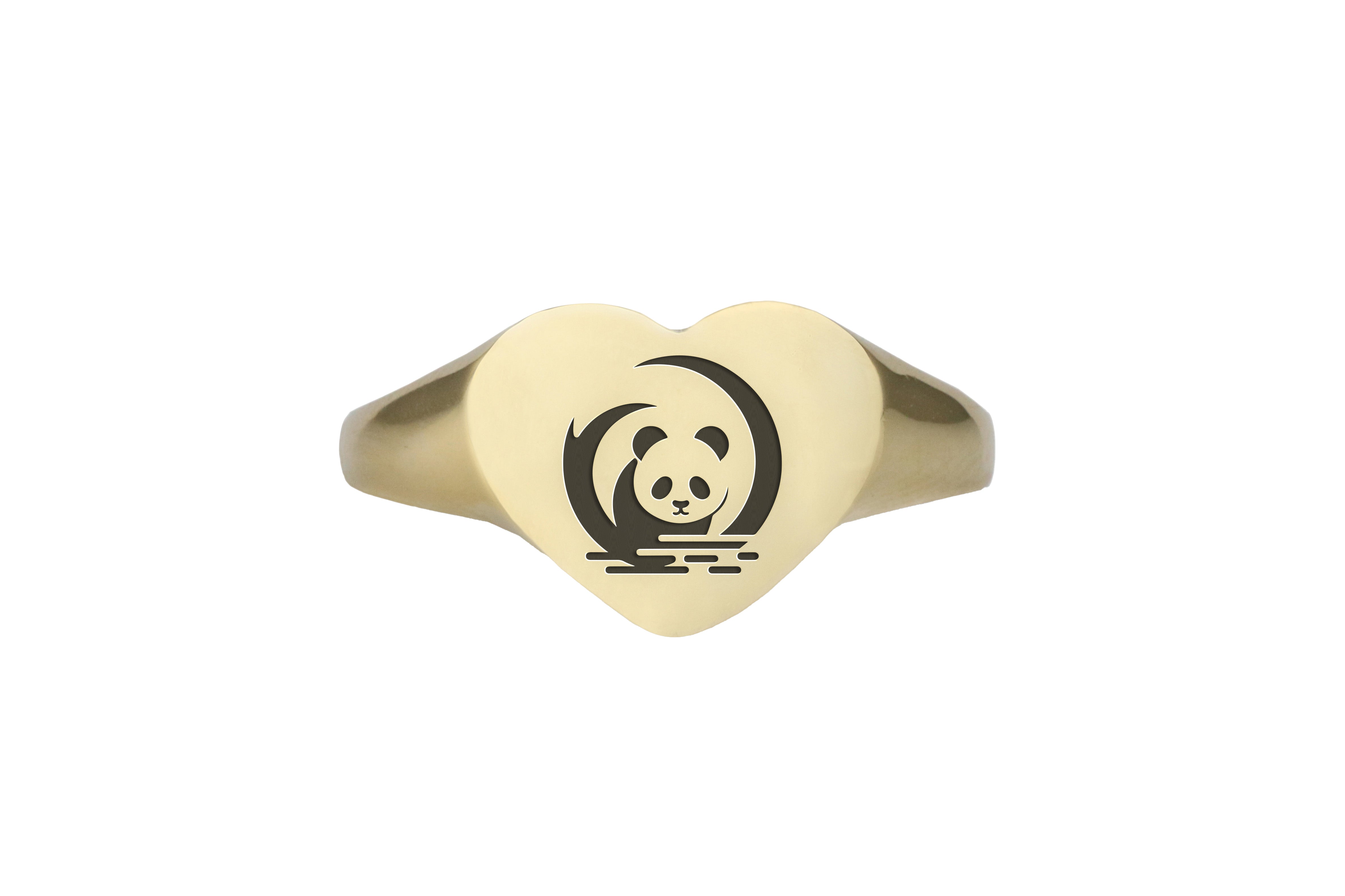 Personalized Panda Ring