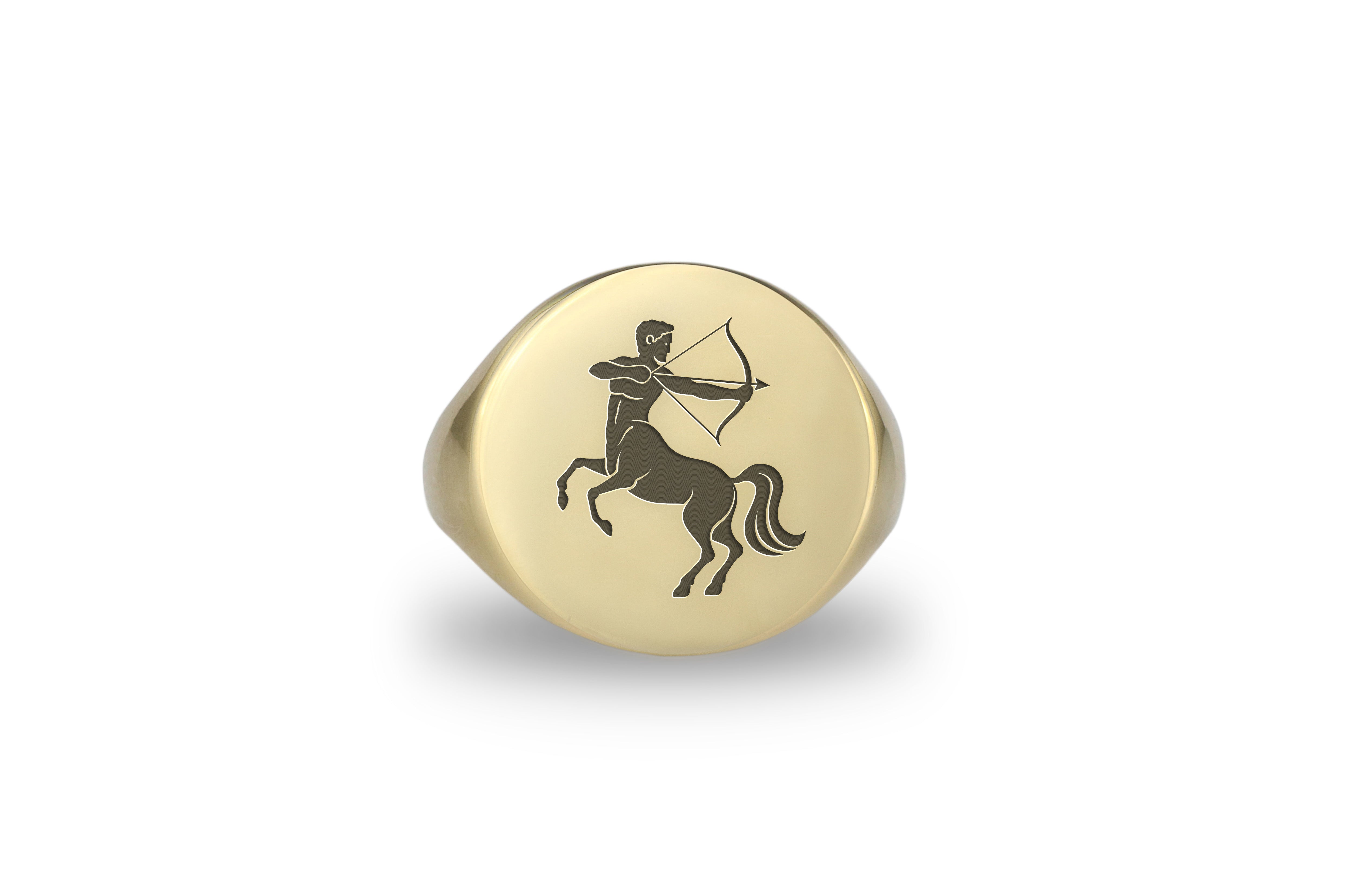 Custom Zodiac Signet Ring