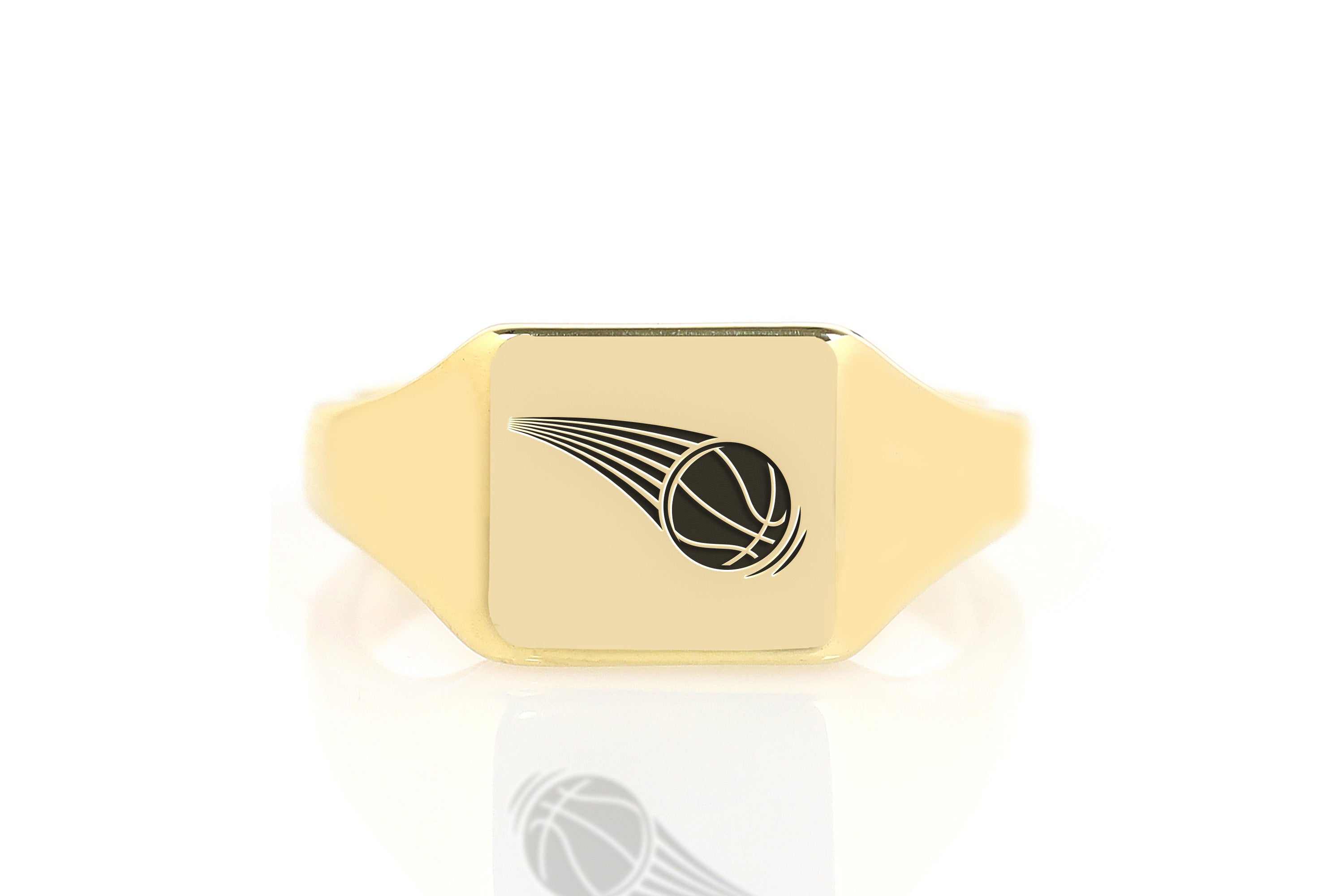 Custom Basketball Signet Ring