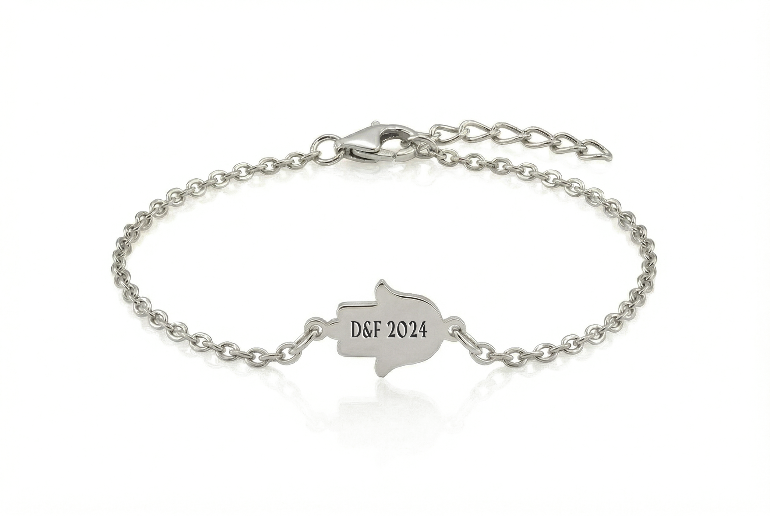 Custom Hamsa Hand Bracelet