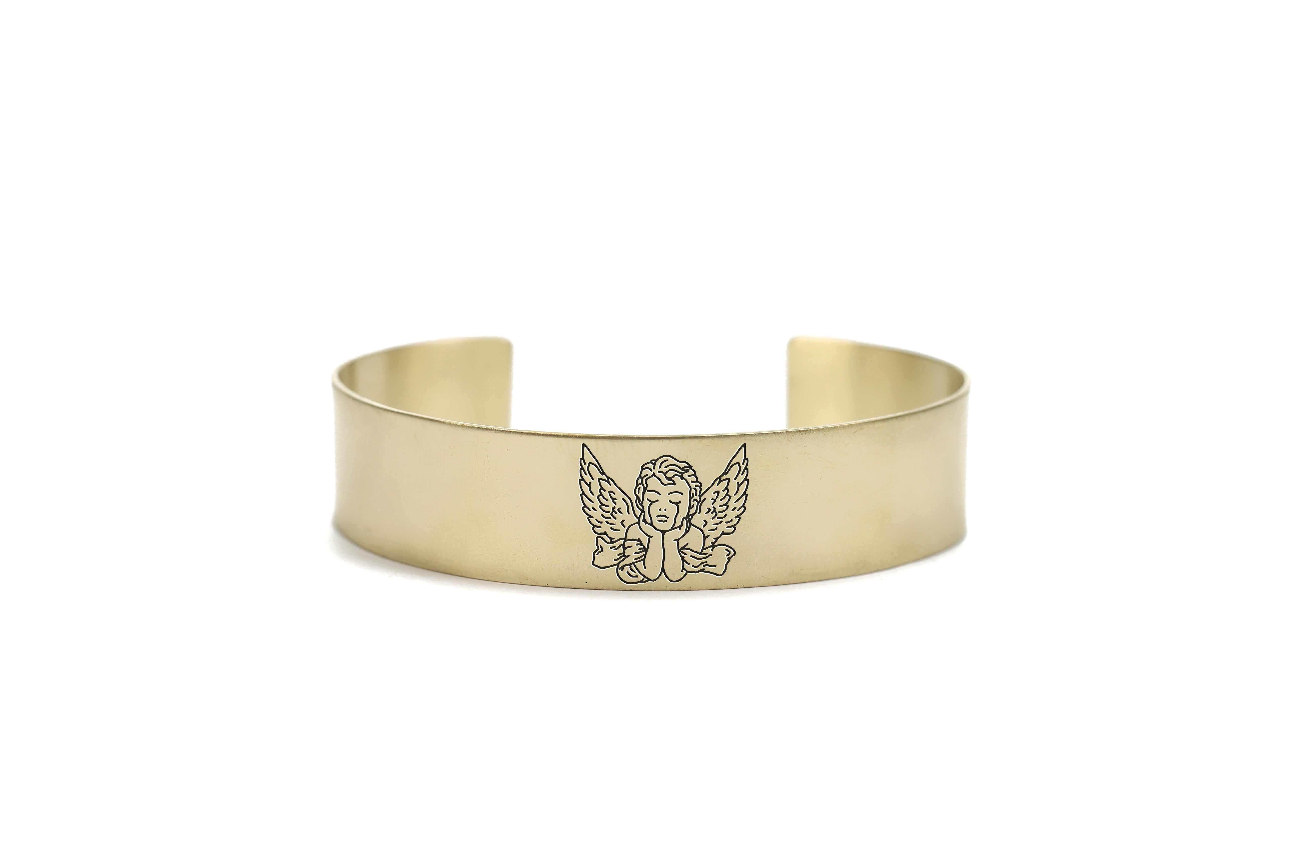 Cute Cupid Engraved Bracelet
