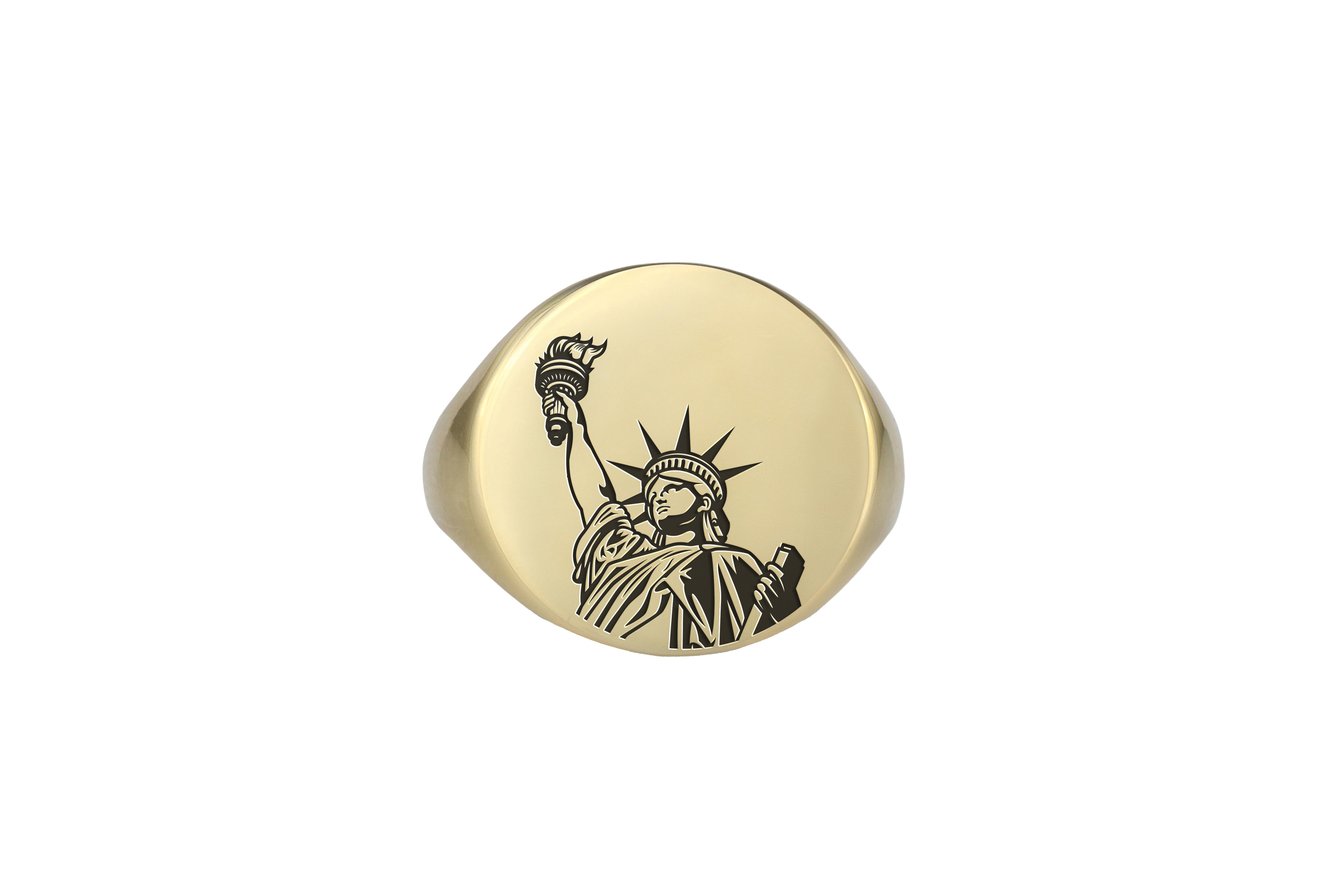 Statue of Liberty Bold Statement Ring