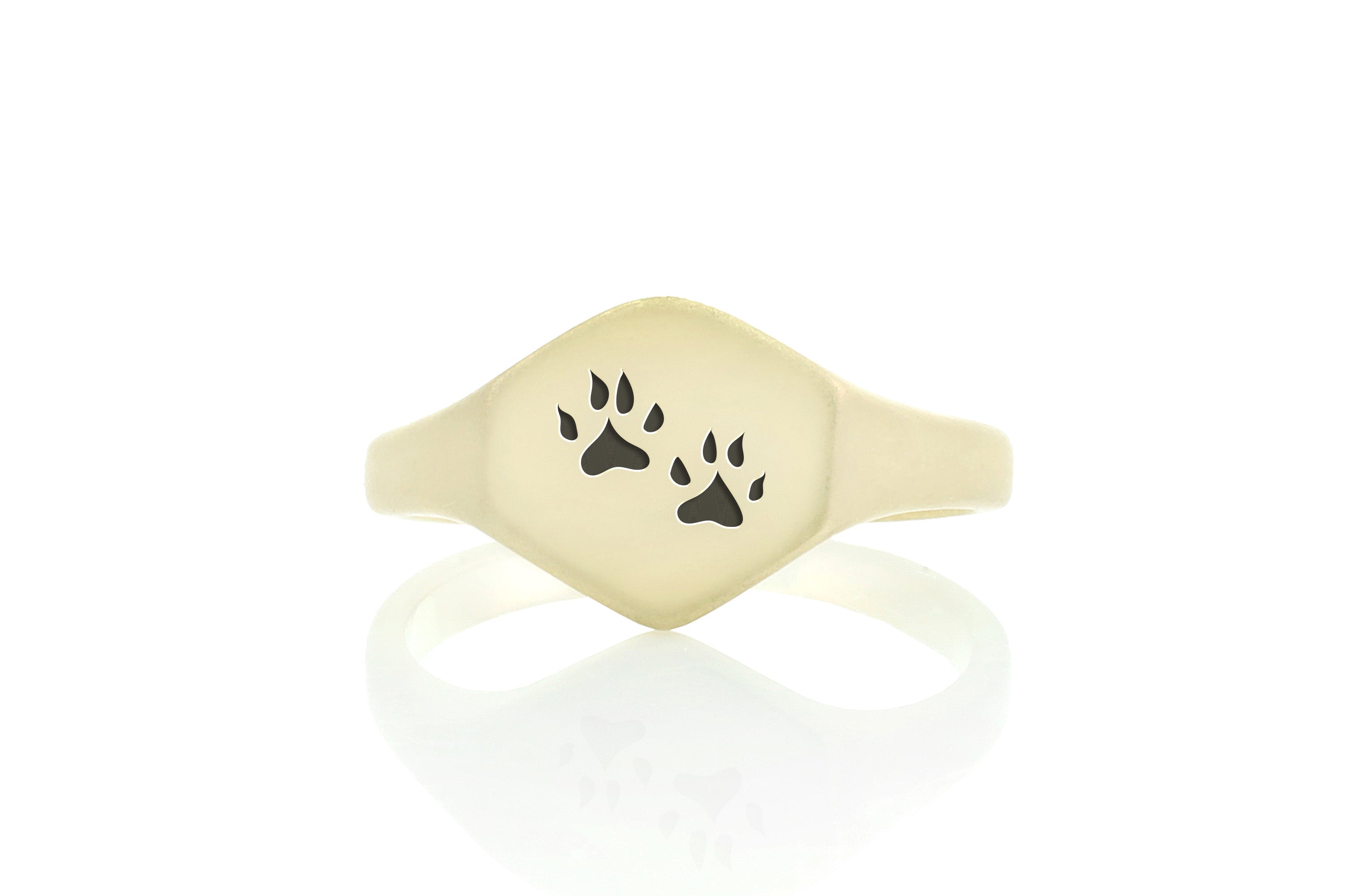 Dog Paw Pattern Ring
