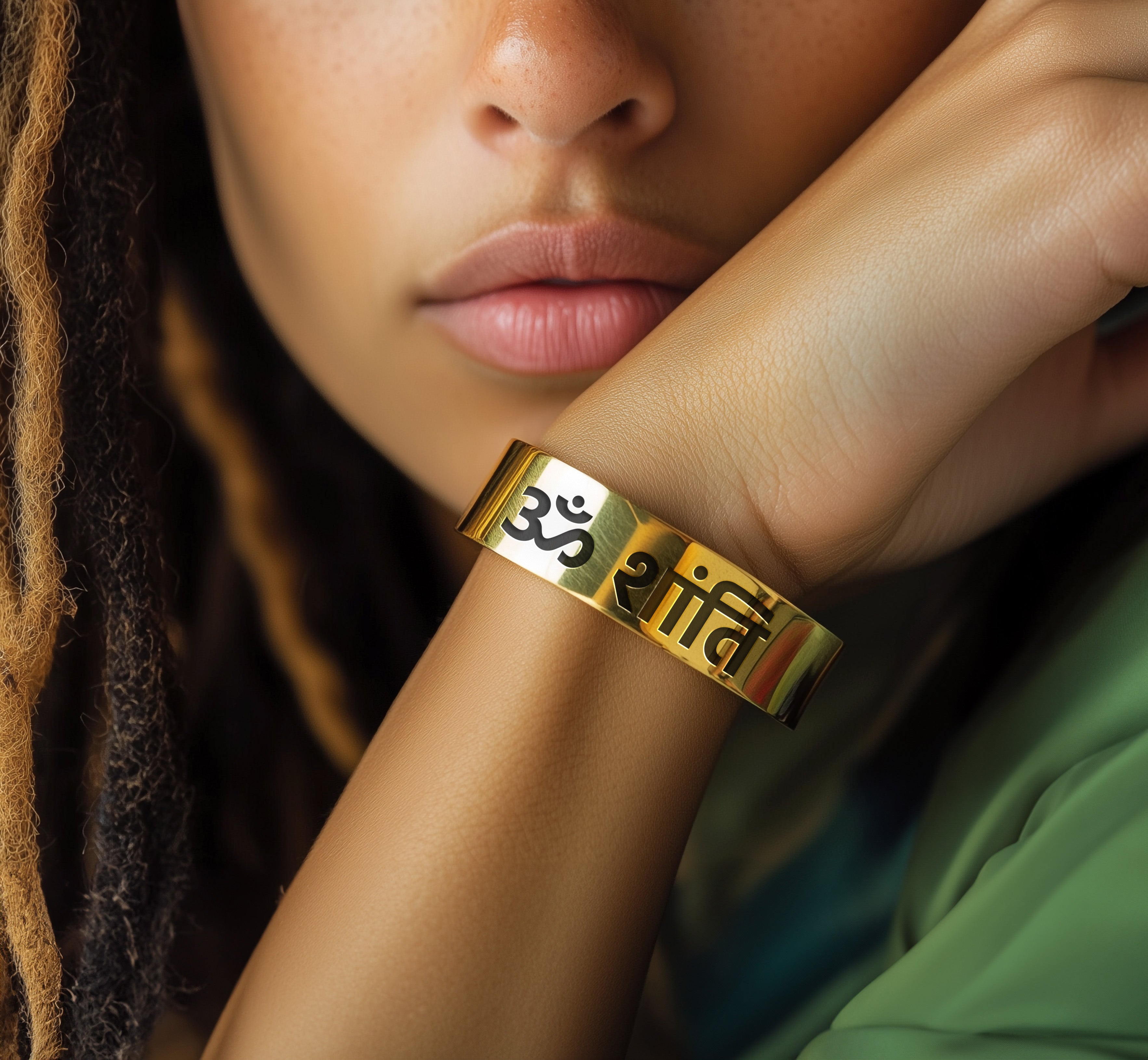 14k Gold Hindu Bracelet