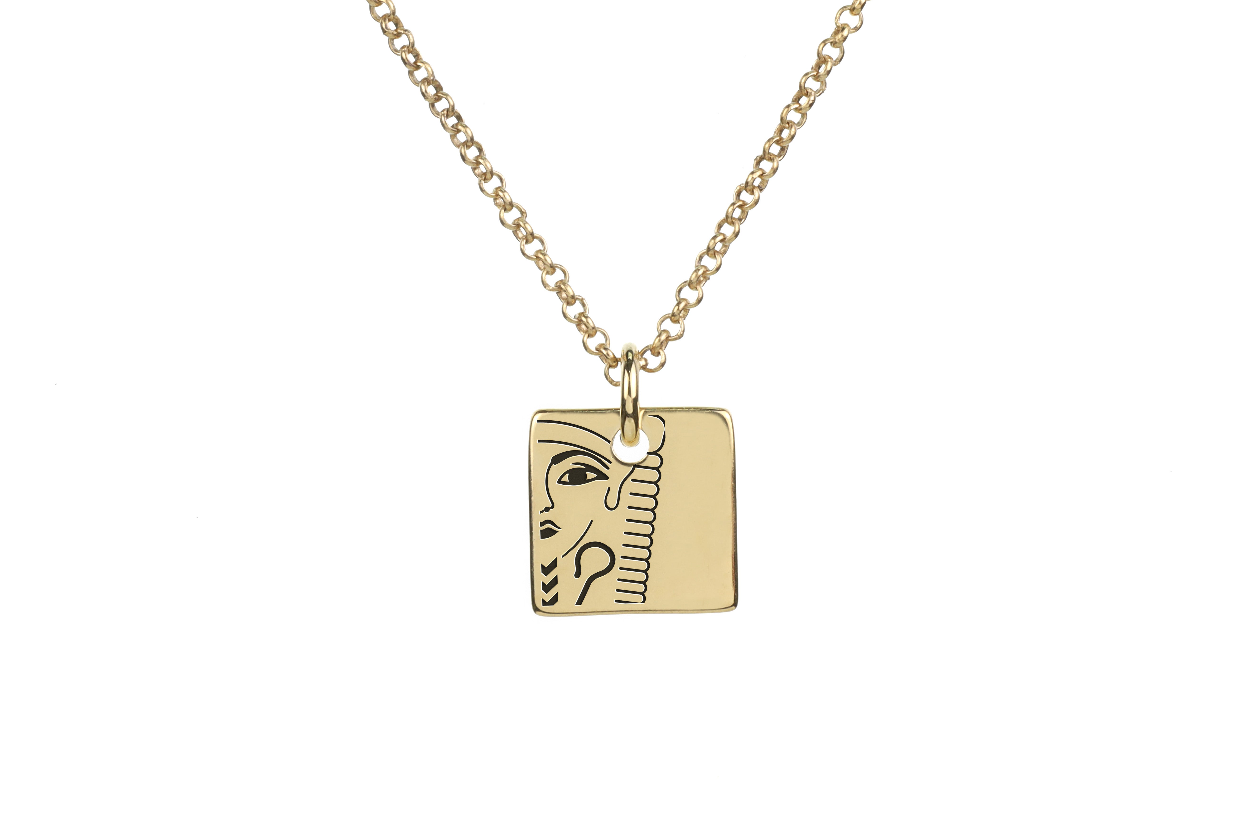 14k Gold Pharaoh Necklace