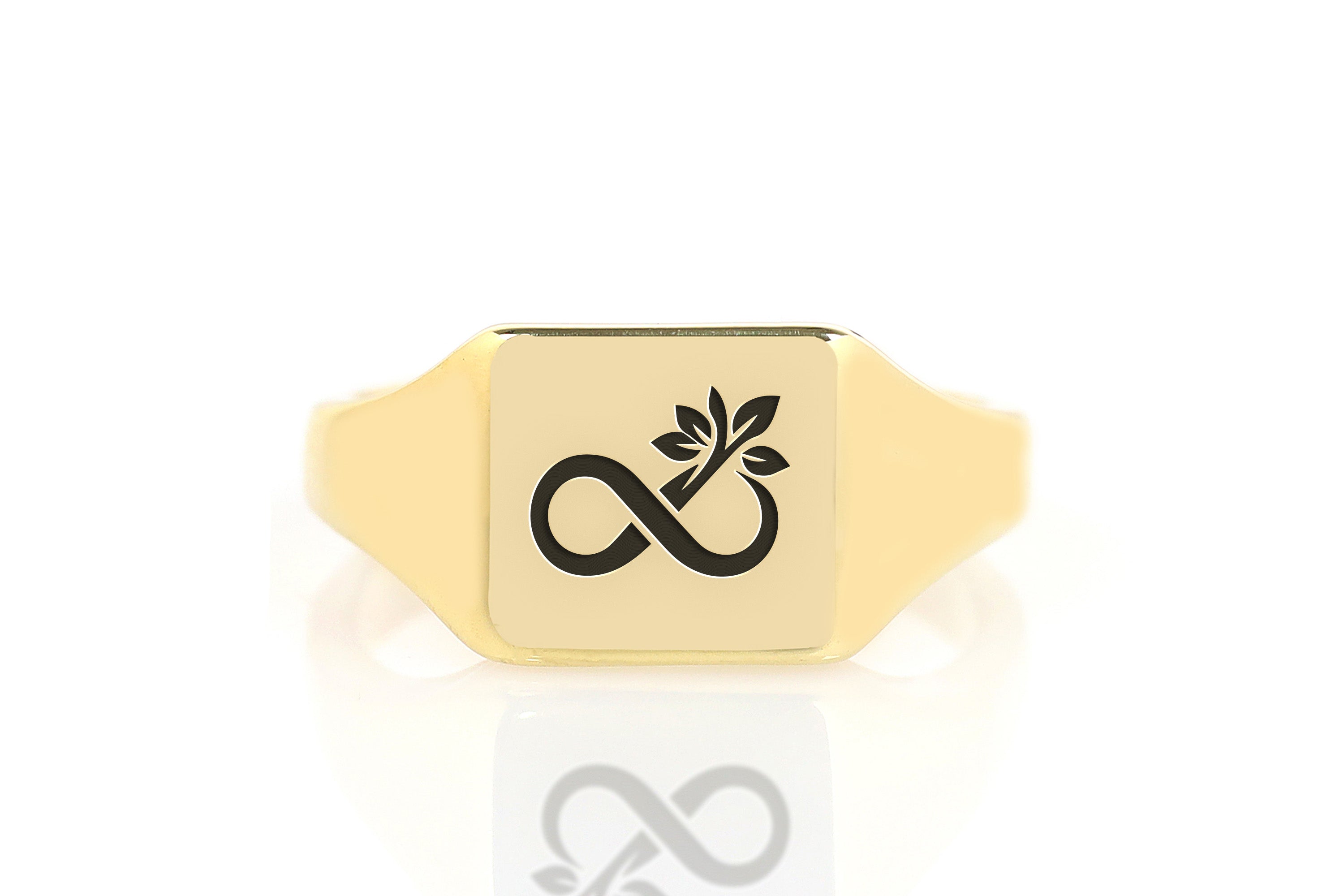 Custom Infinity Gold Ring
