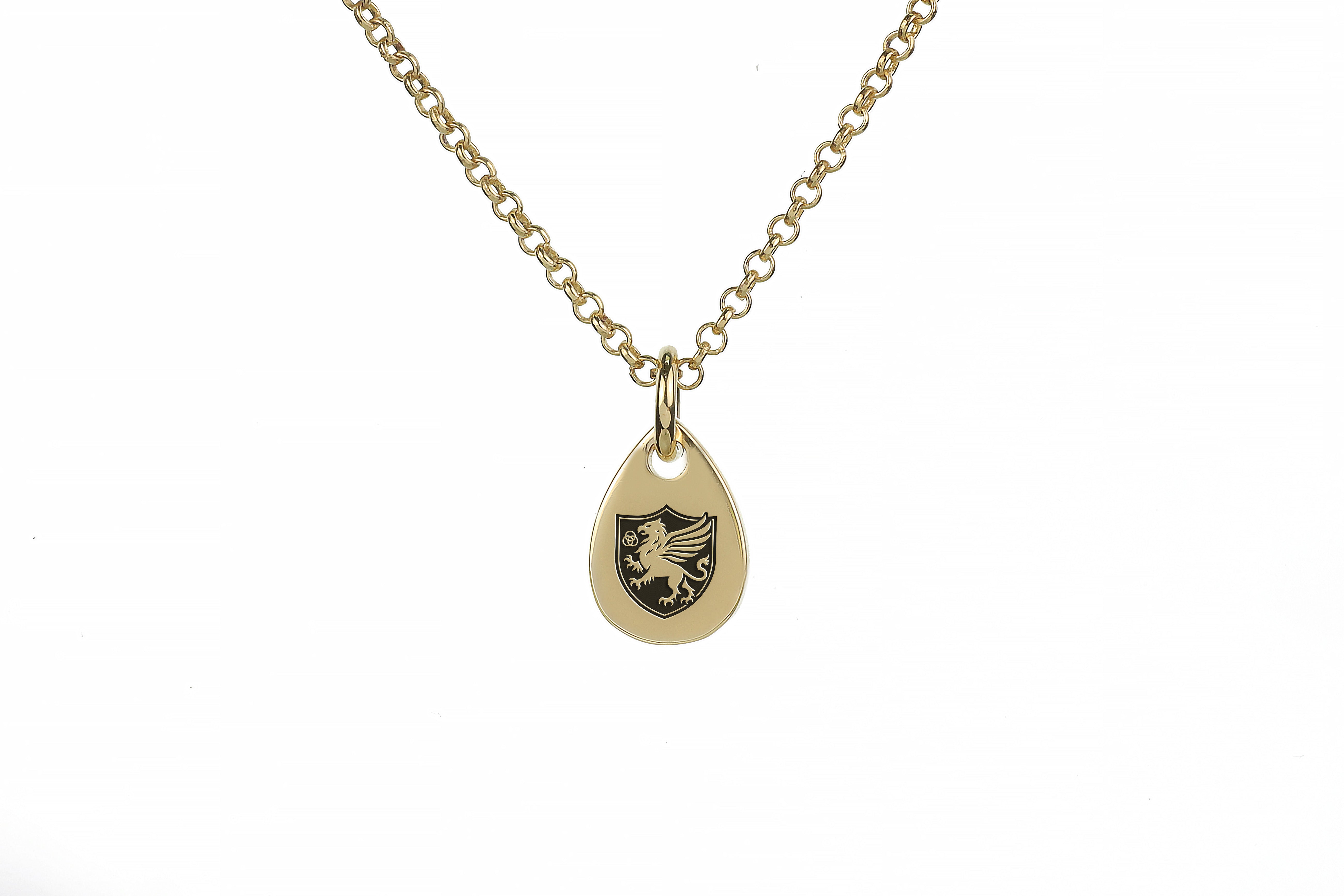 14k Gold Griffin Pendant Necklace