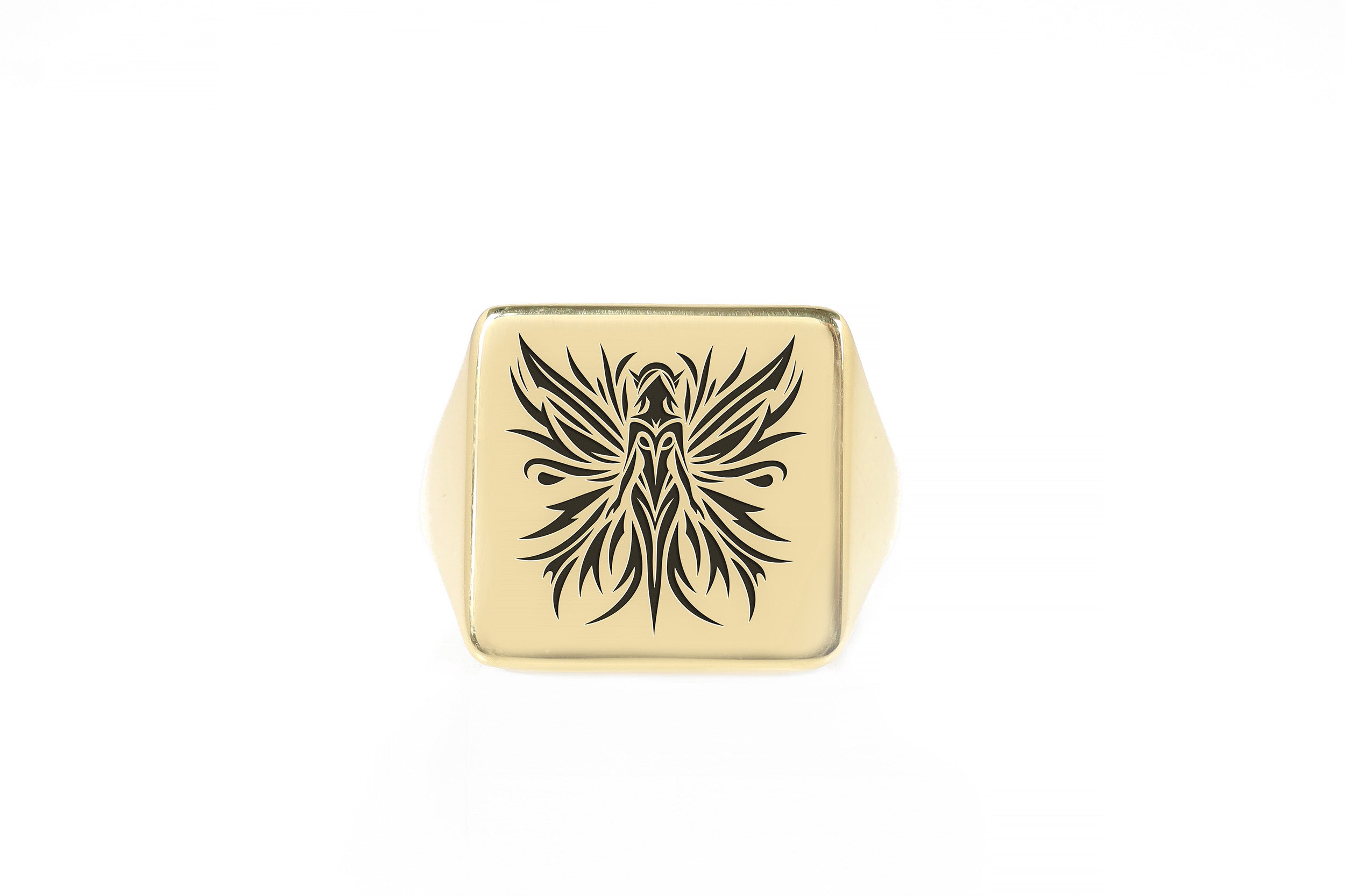 Fantasy Elf Ring Engraving