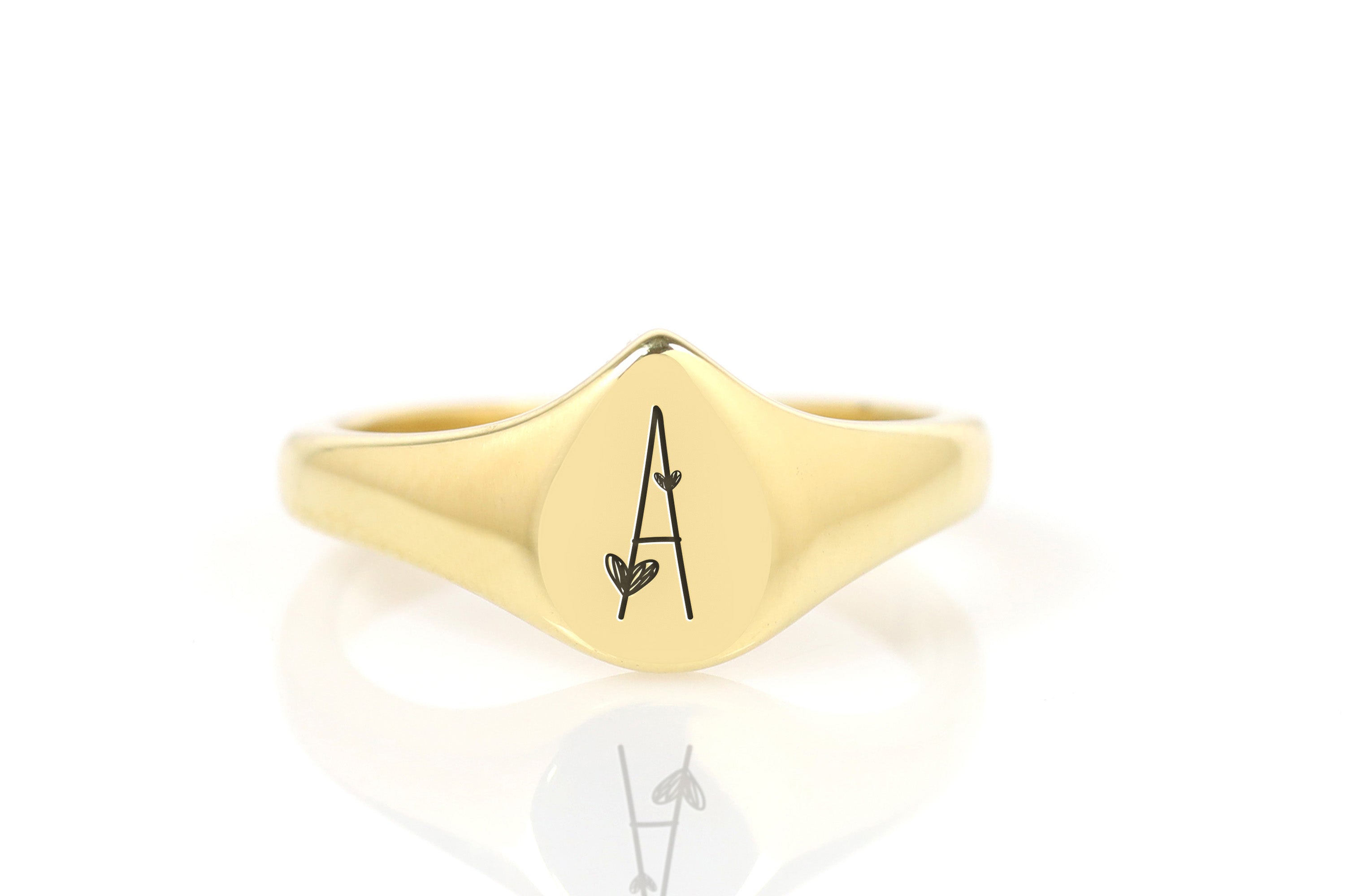 Personalized Letter Ring