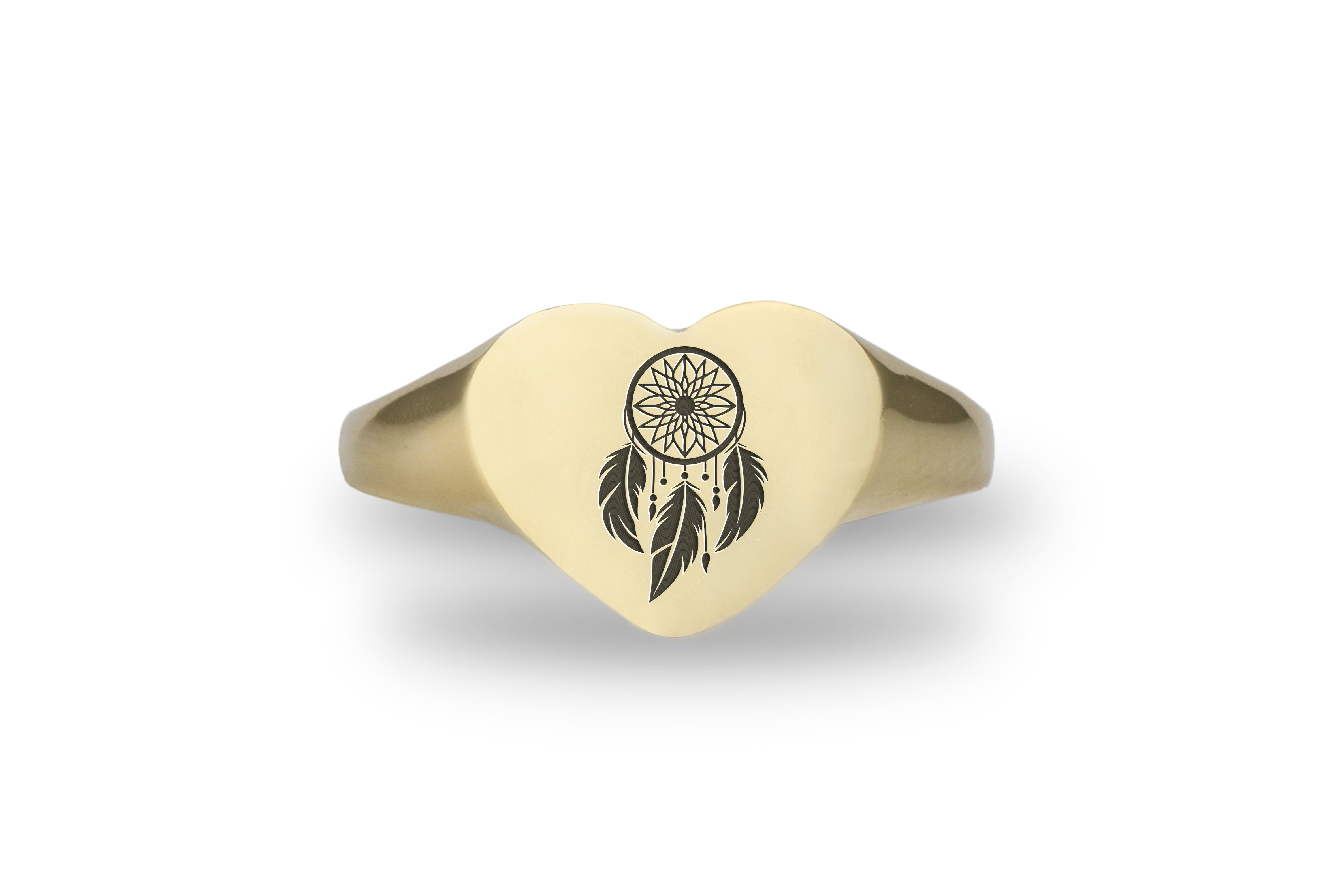 14k Gold Dream Catcher Ring
