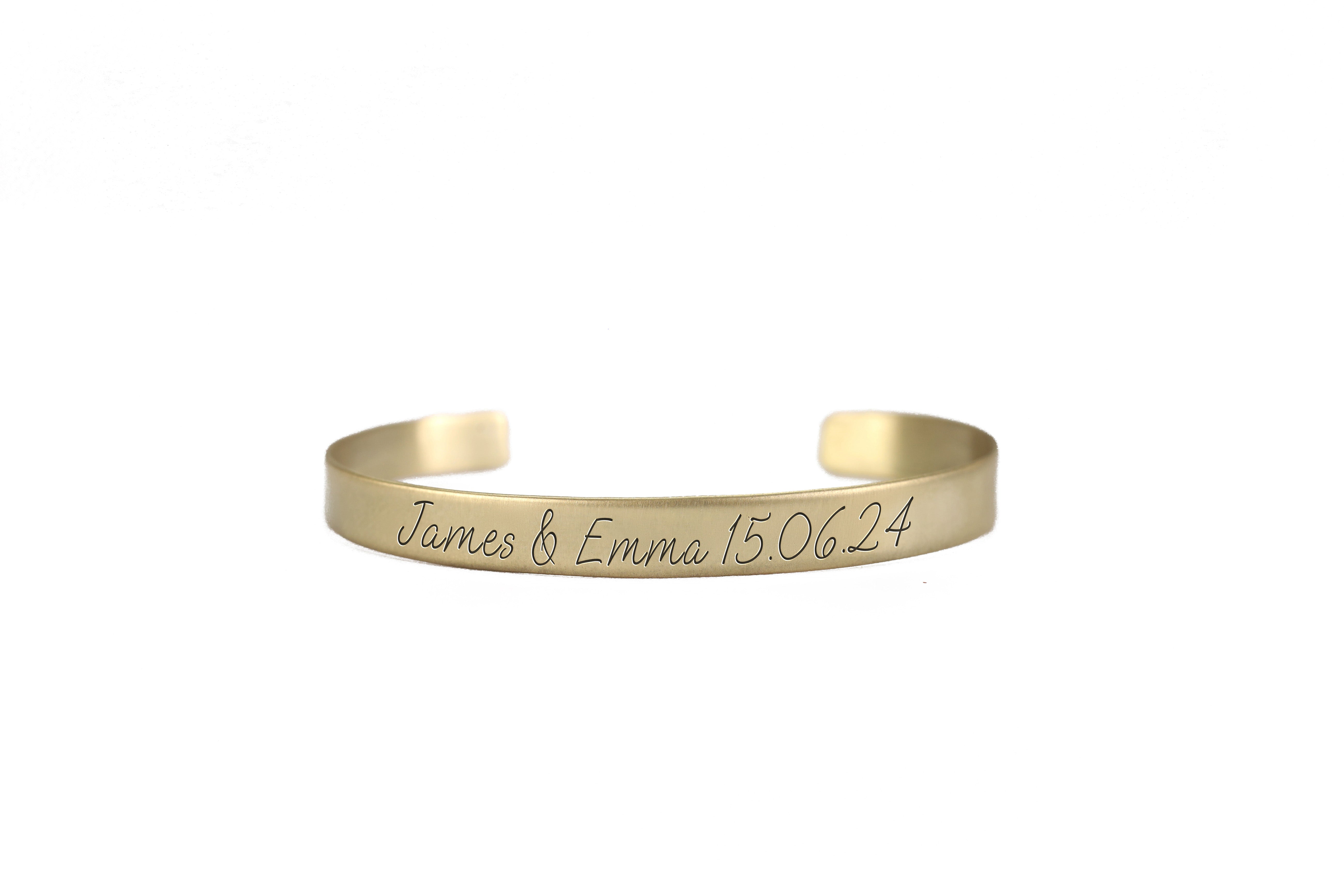 14k Gold Handwritten Bracelet