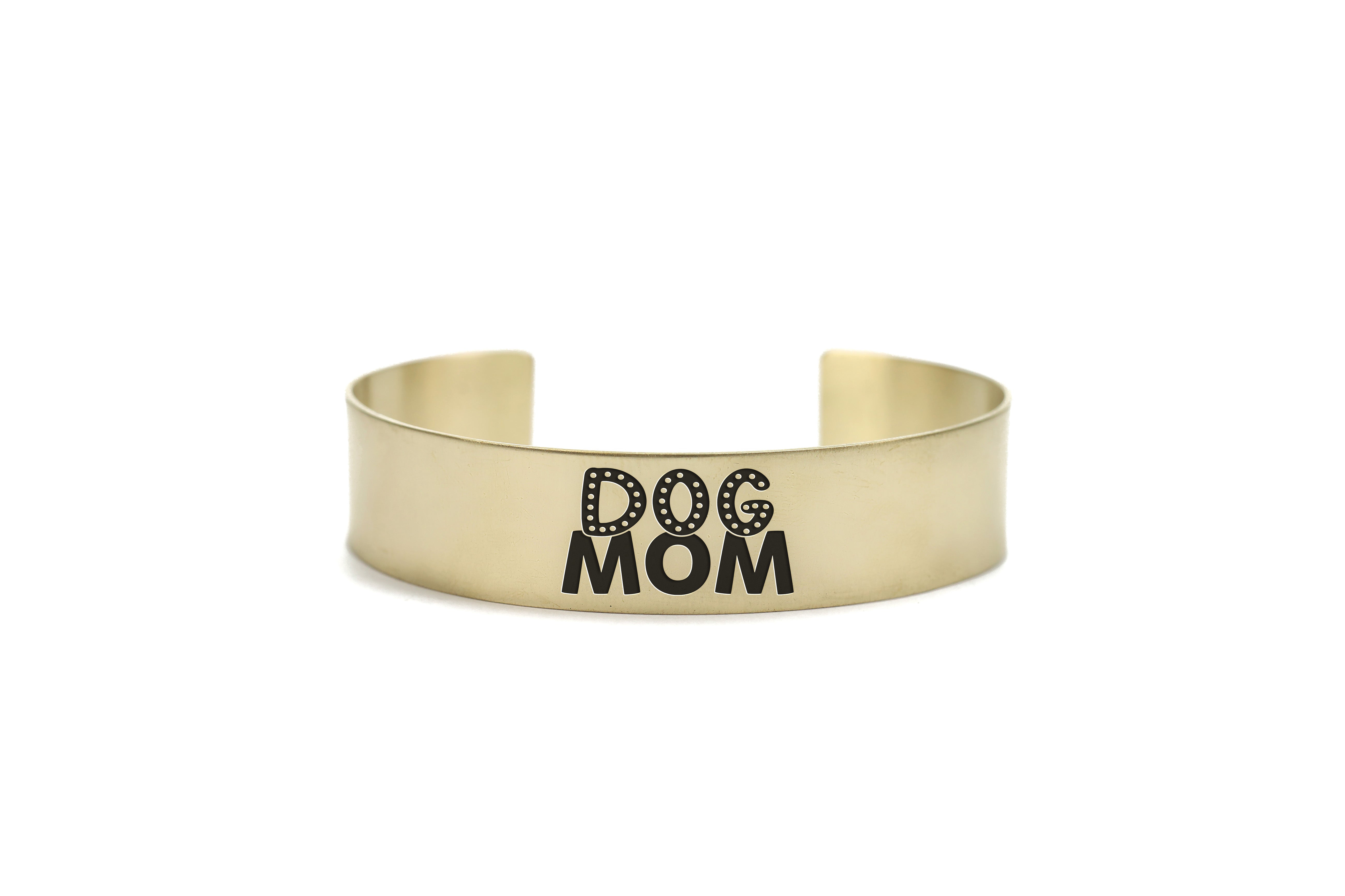 24k Gold Dog Mom Bracelet