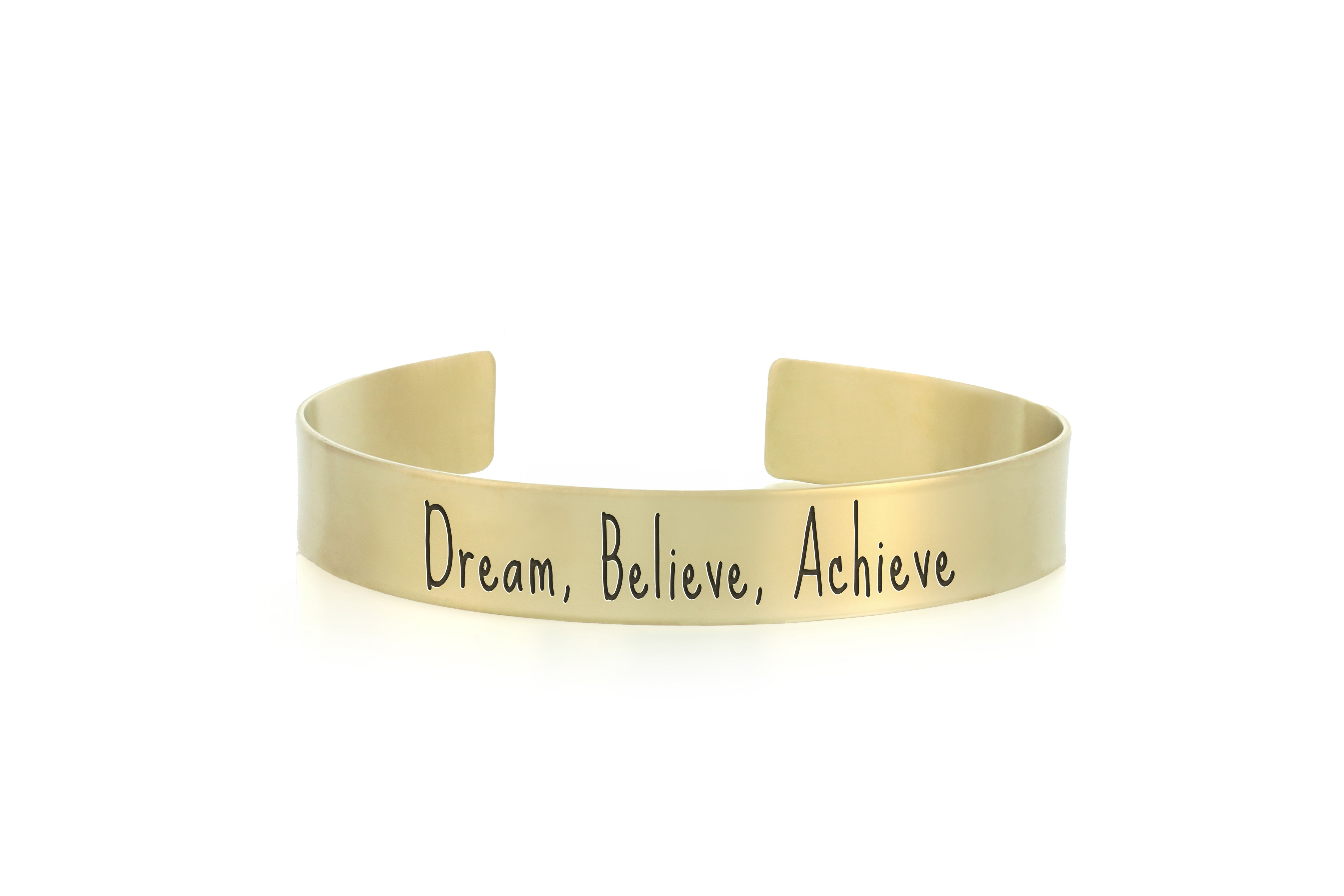 Engraved Motivational Bracelet