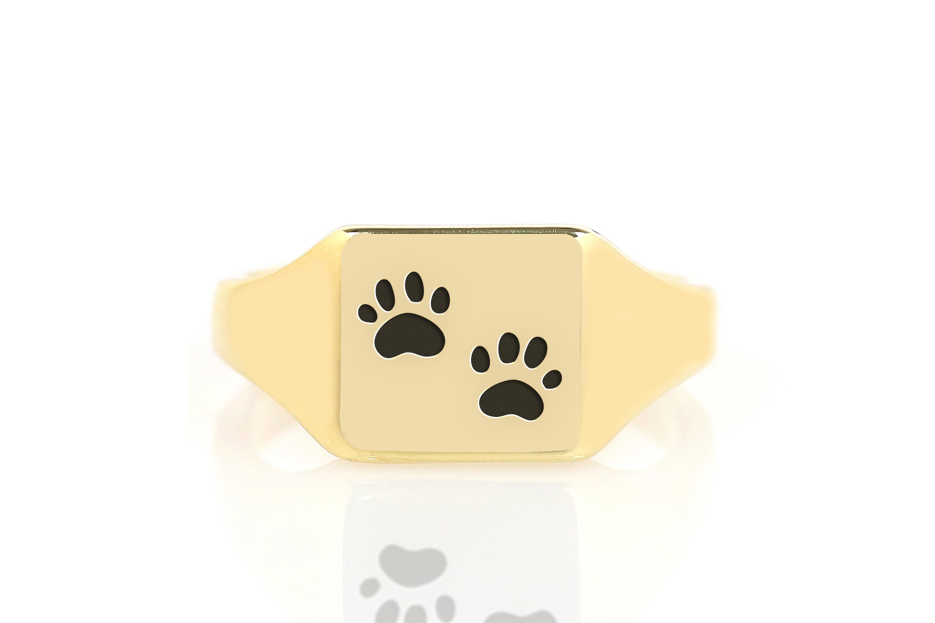 Cute Paw Signet Ring