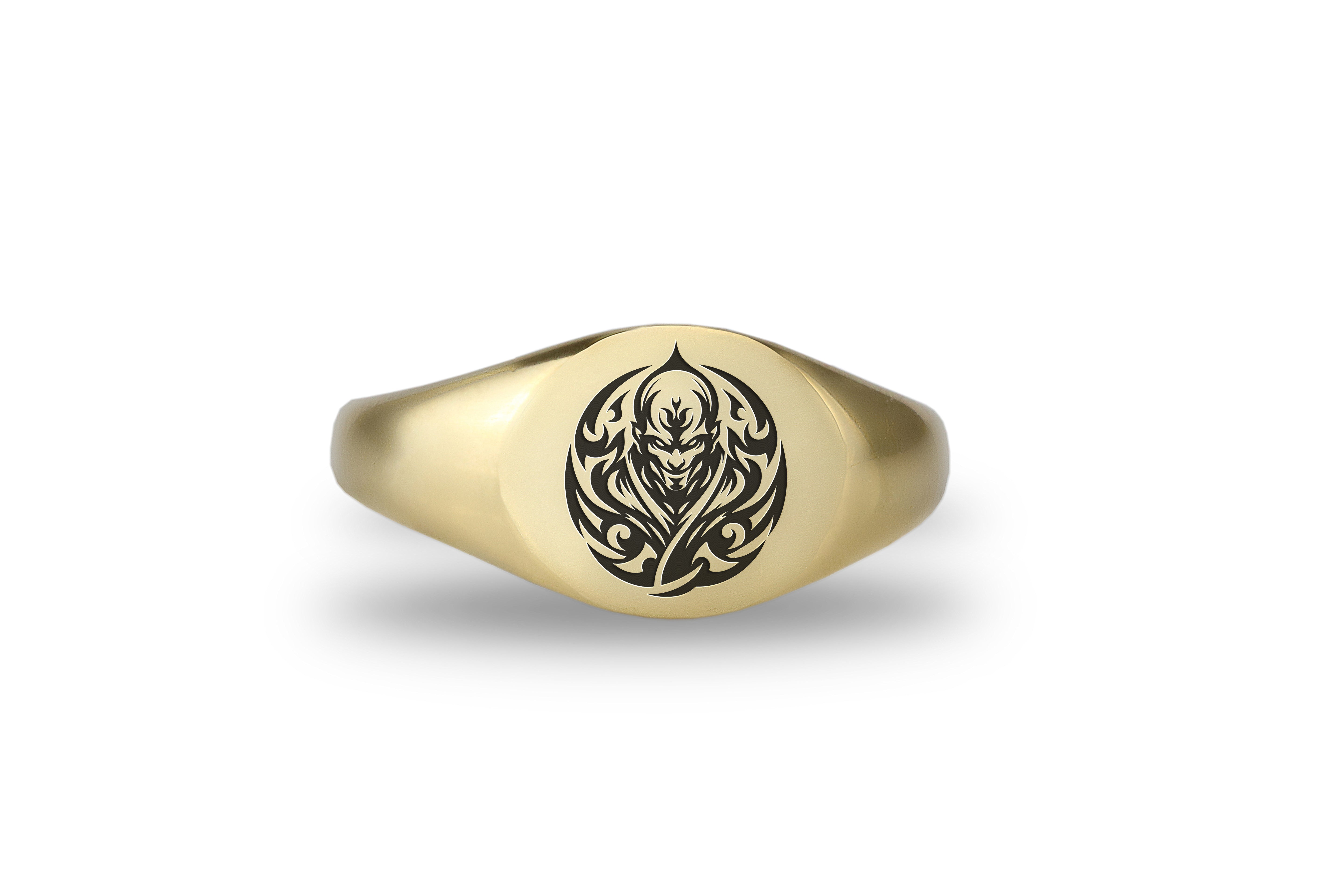 Custom Monk Gold Ring