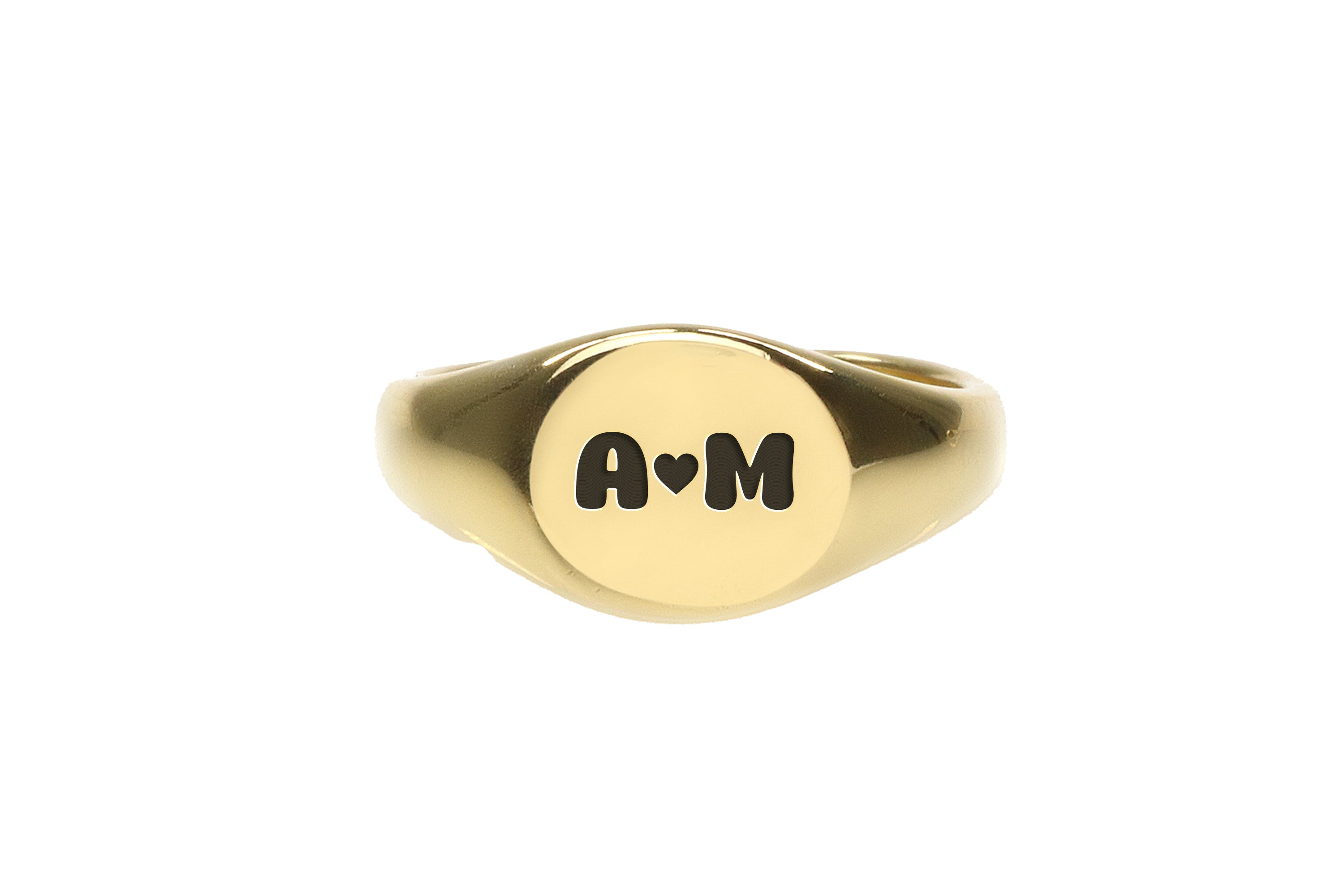 Anniversary Gold Signet Ring