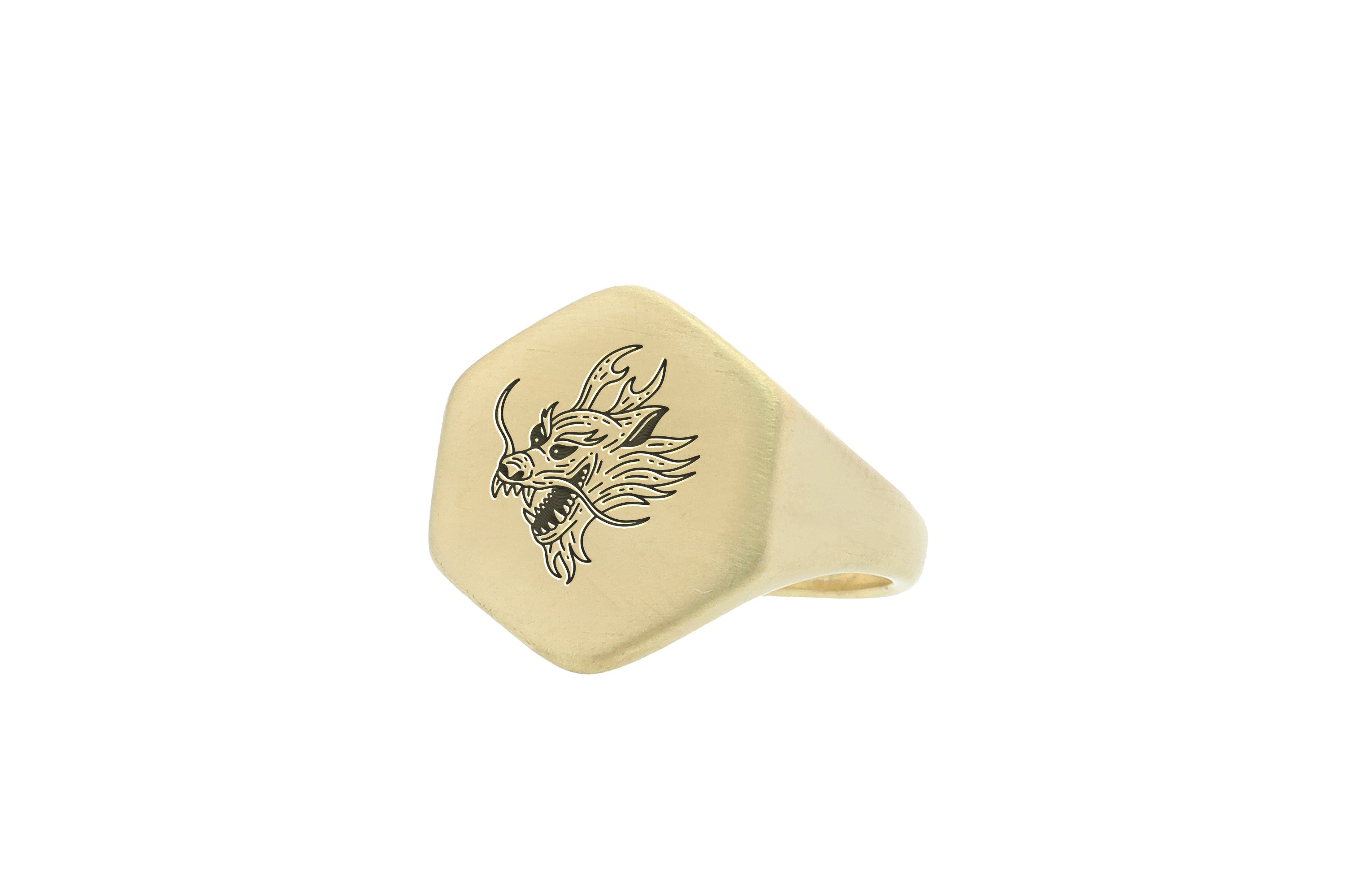 Tattooed Theme Dragon Ring