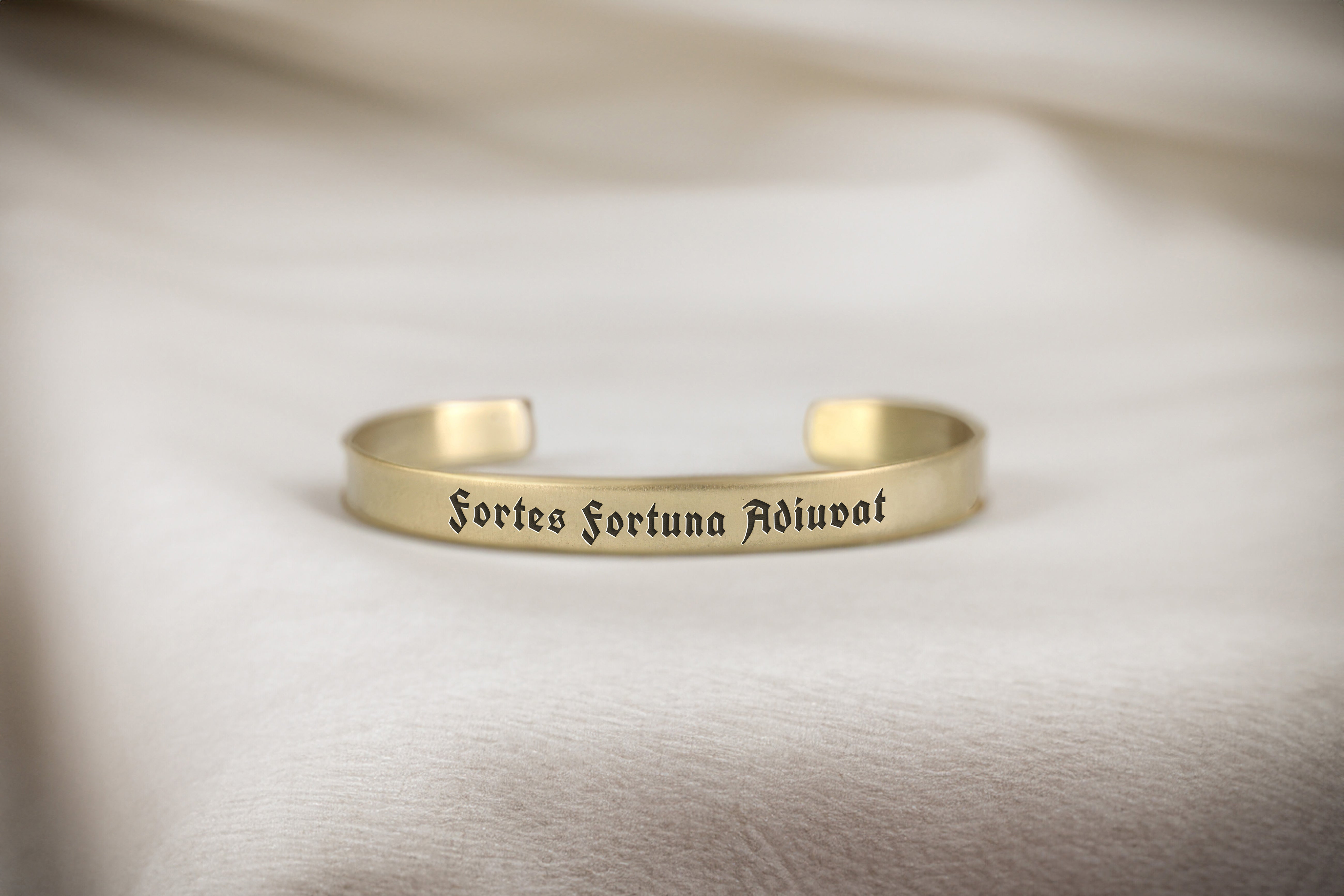Men Engraved Latin Bracelet